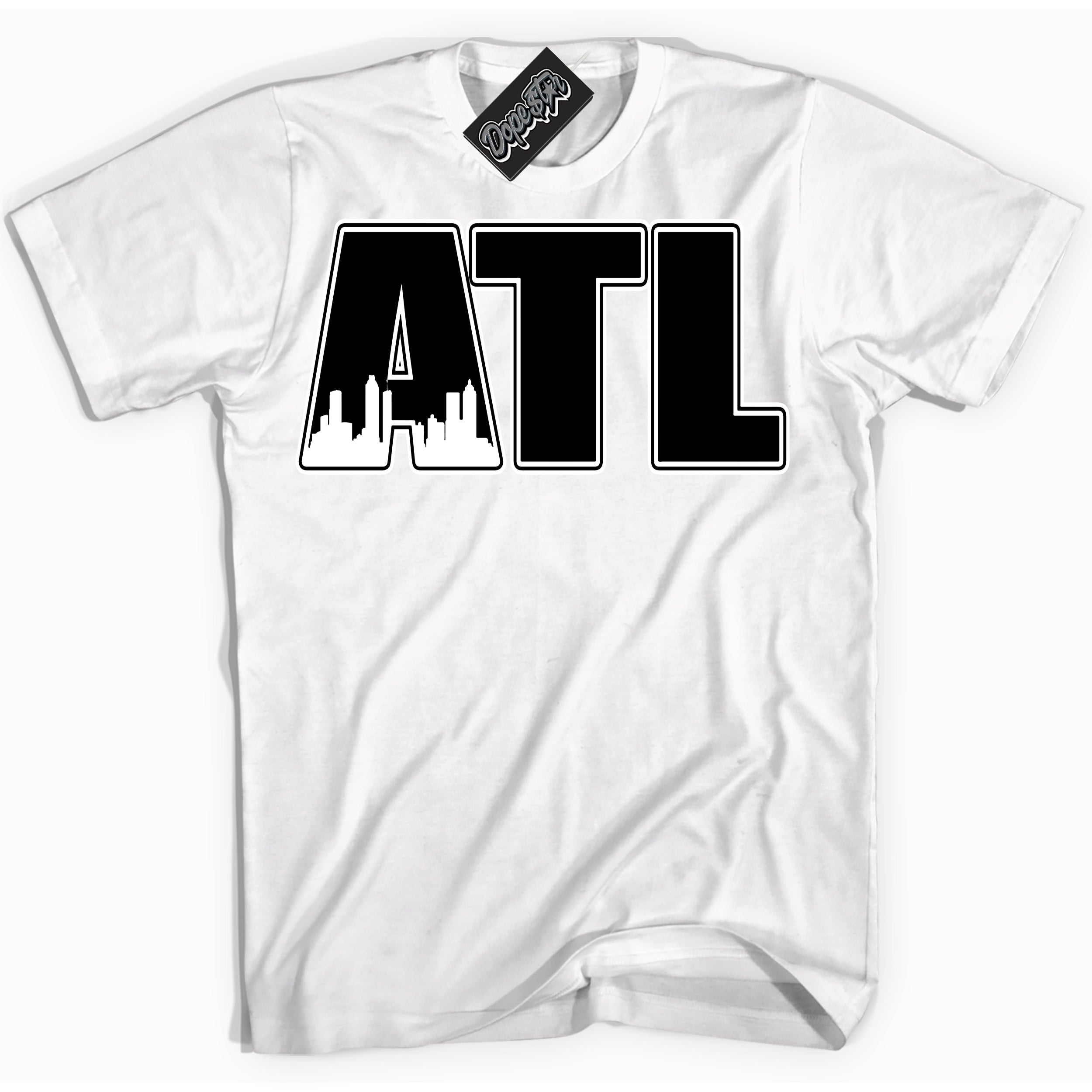 AJ1 Mid Off Noir Toe ‘Atlanta’ – White Streetwear T-Shirt | Sneaker Matching shirt for AJ1 Mid Off Noir Toe | Men's and Women's Streetwear Graphic Tee by Sneaker Shirts Outlet.
