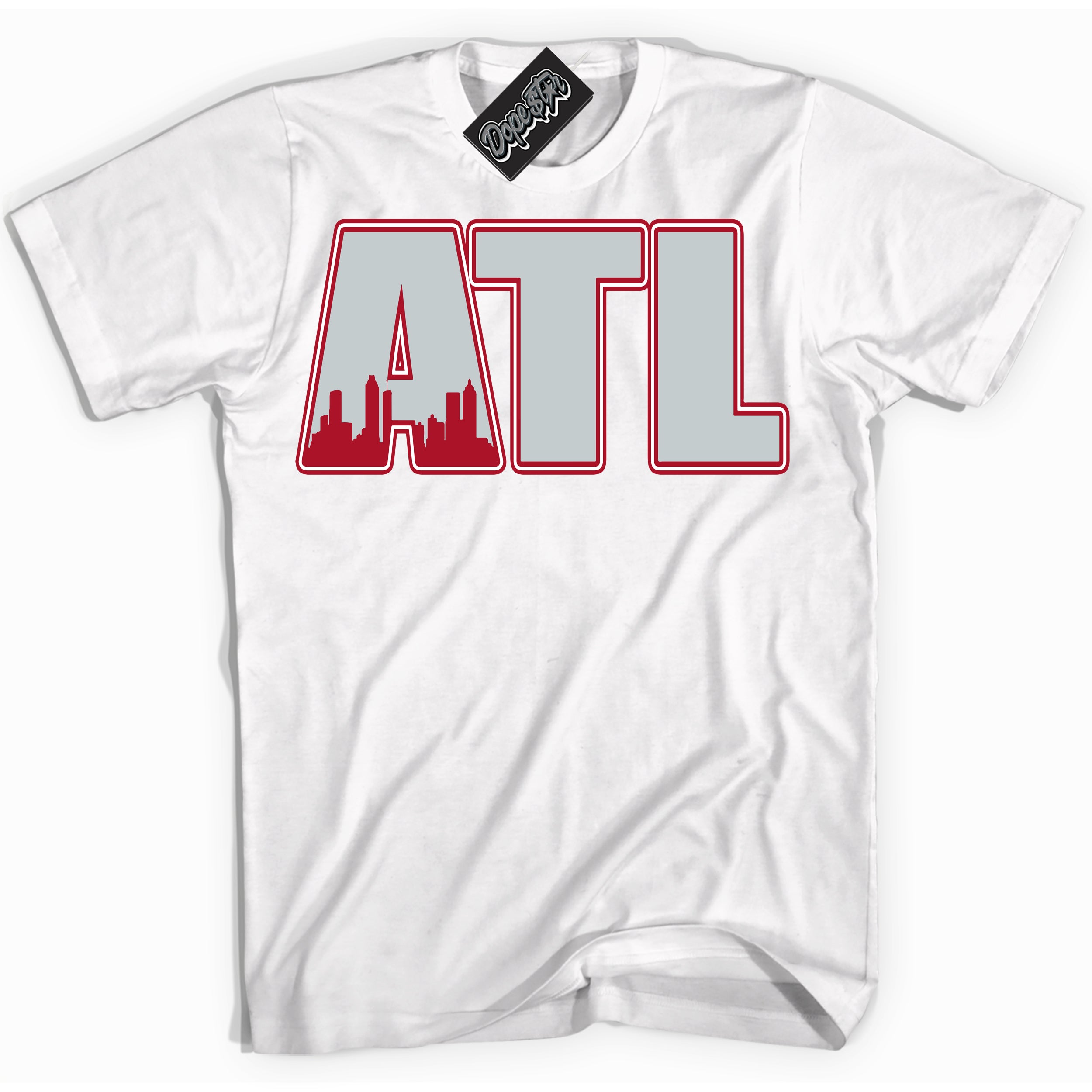 Cool White Shirt with “ Atlanta” design that perfectly matches Reverse Ultraman Sneakers.