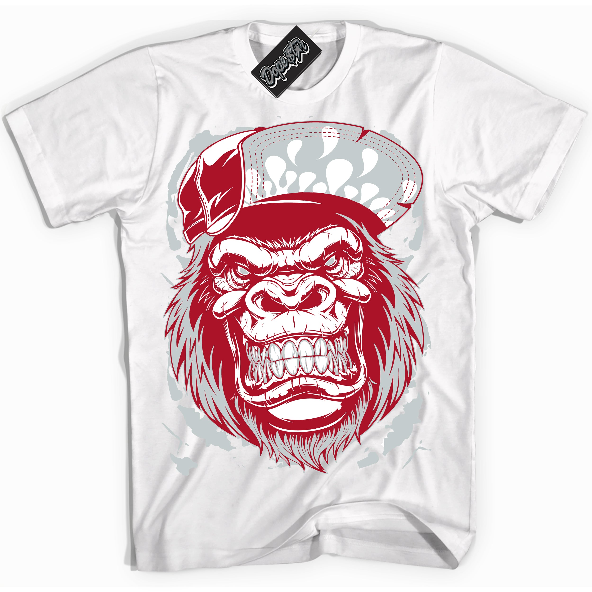 Cool White Shirt with “ Gorilla Beast” design that perfectly matches Reverse Ultraman Sneakers.