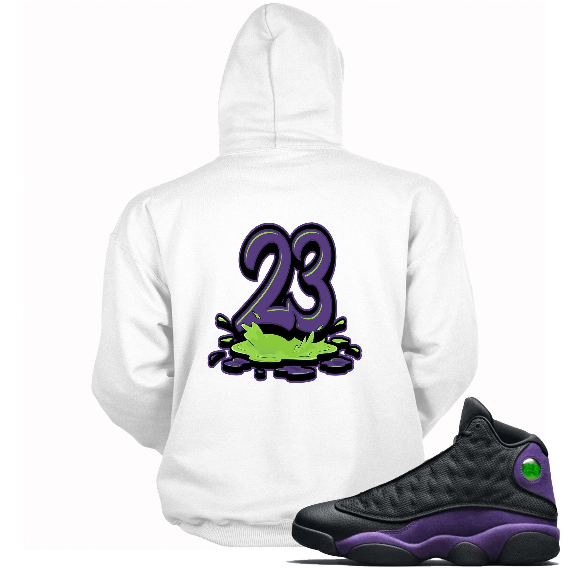Number 23 Melting Hoodie AJ 13 Court Purple photo