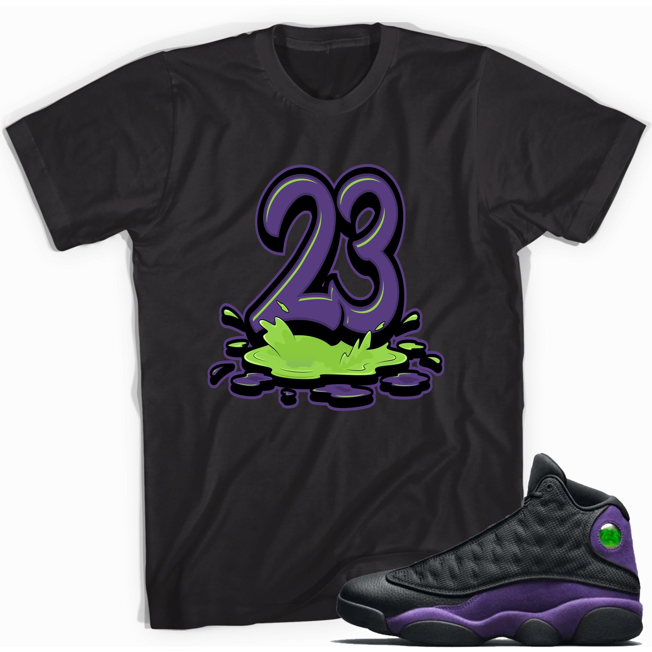 23 Melting Shirt AJ 13 Court Purple photo