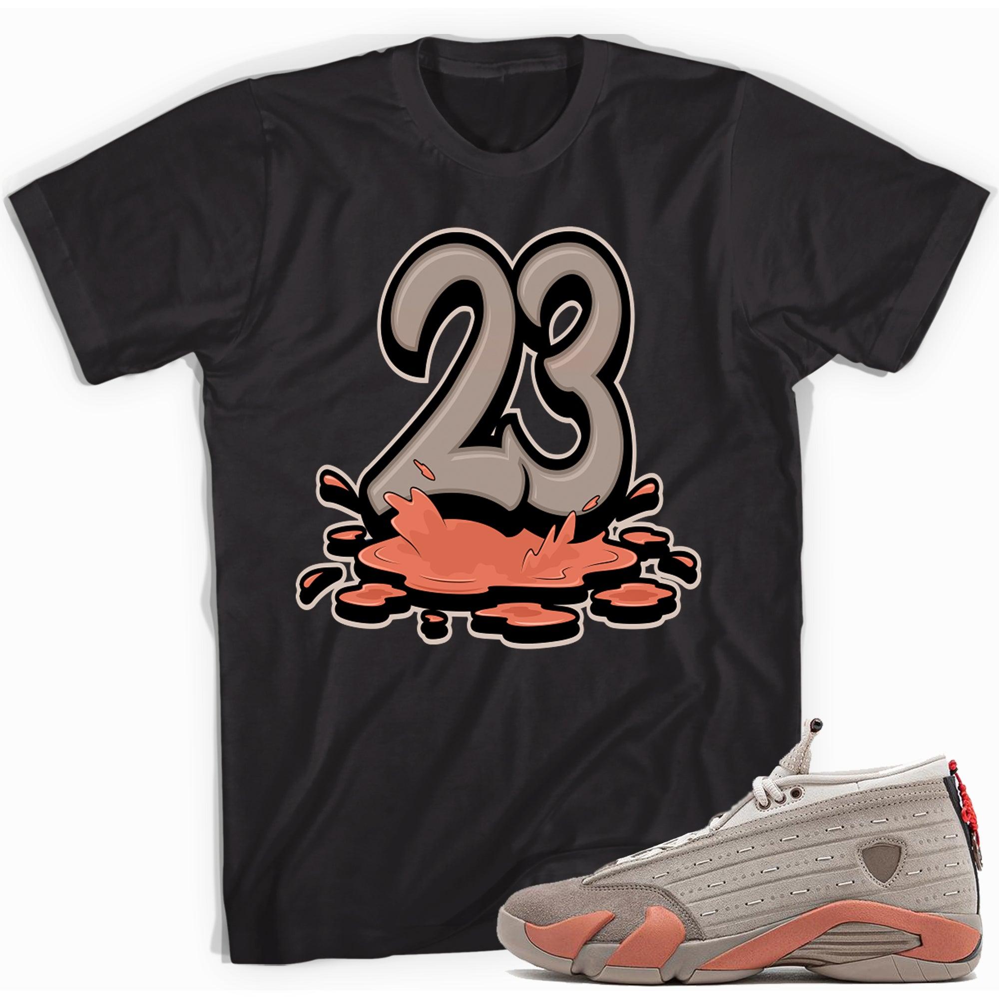23 Melting Shirt AJ 14 Low Terracotta photo