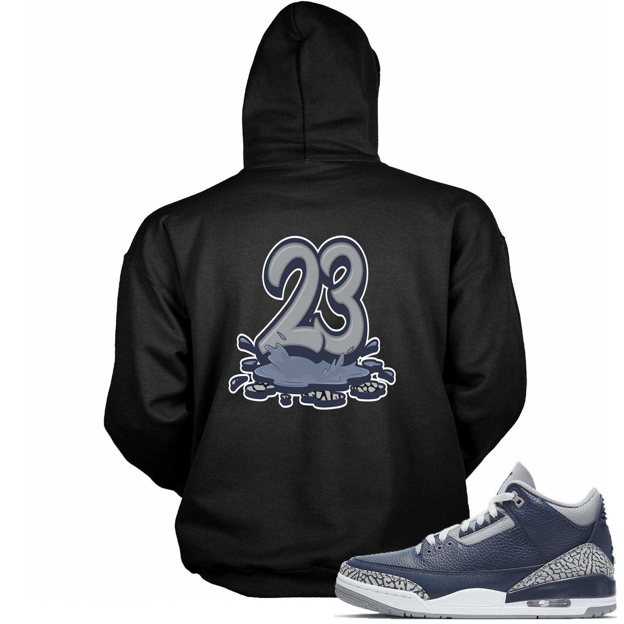 23 Melting Hoodie AJ 3 Midnight Navy photo