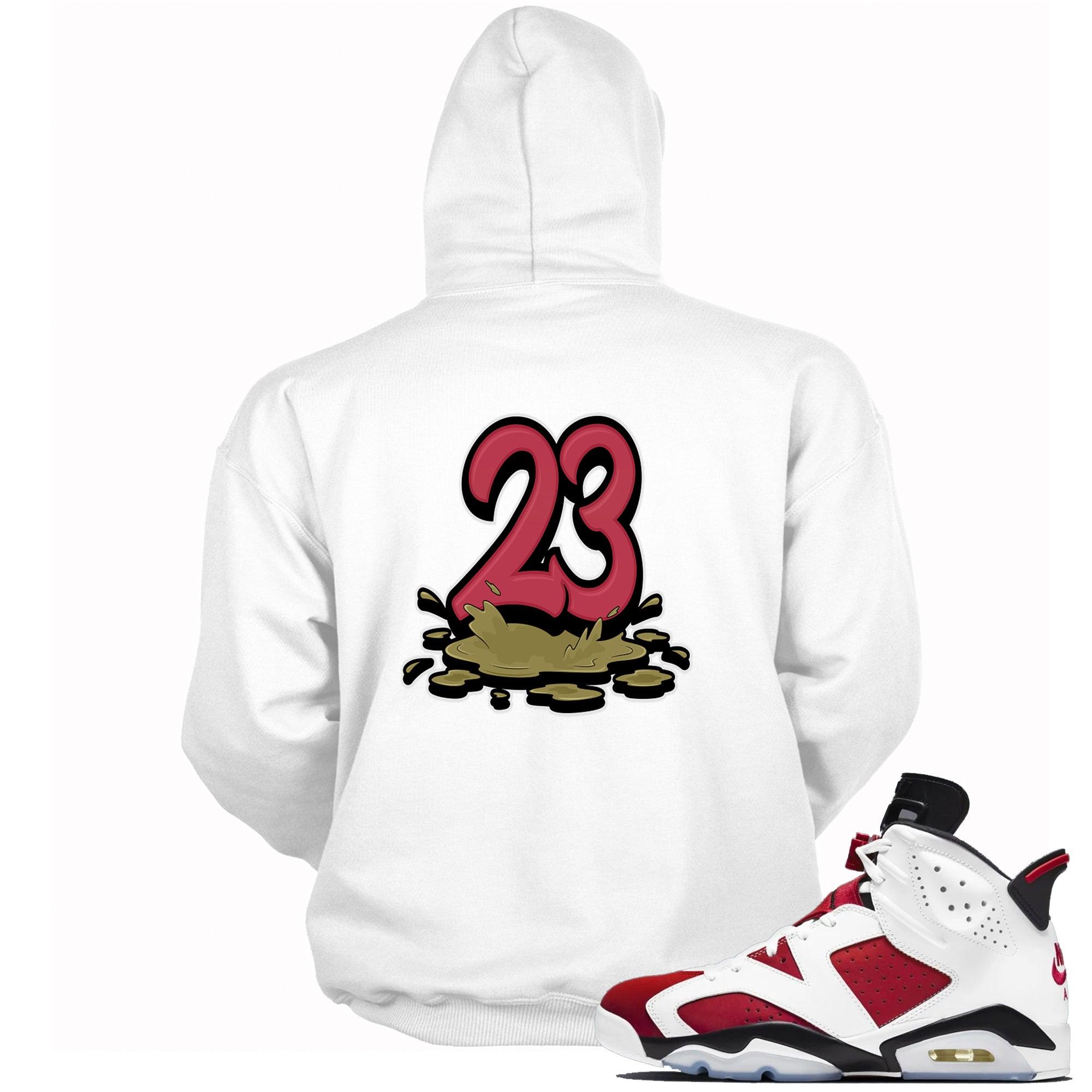 23 Melting Hoodie Air Jordan 6 Carmine photo