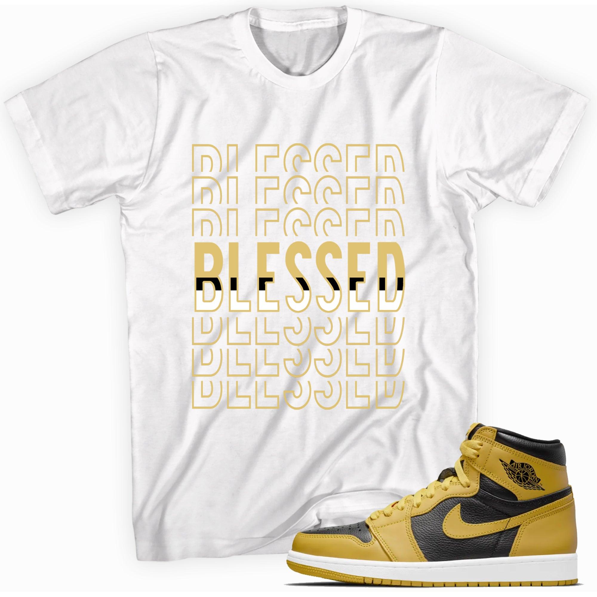 Blessed Shirt AJ 1s Retro High Pollen photo