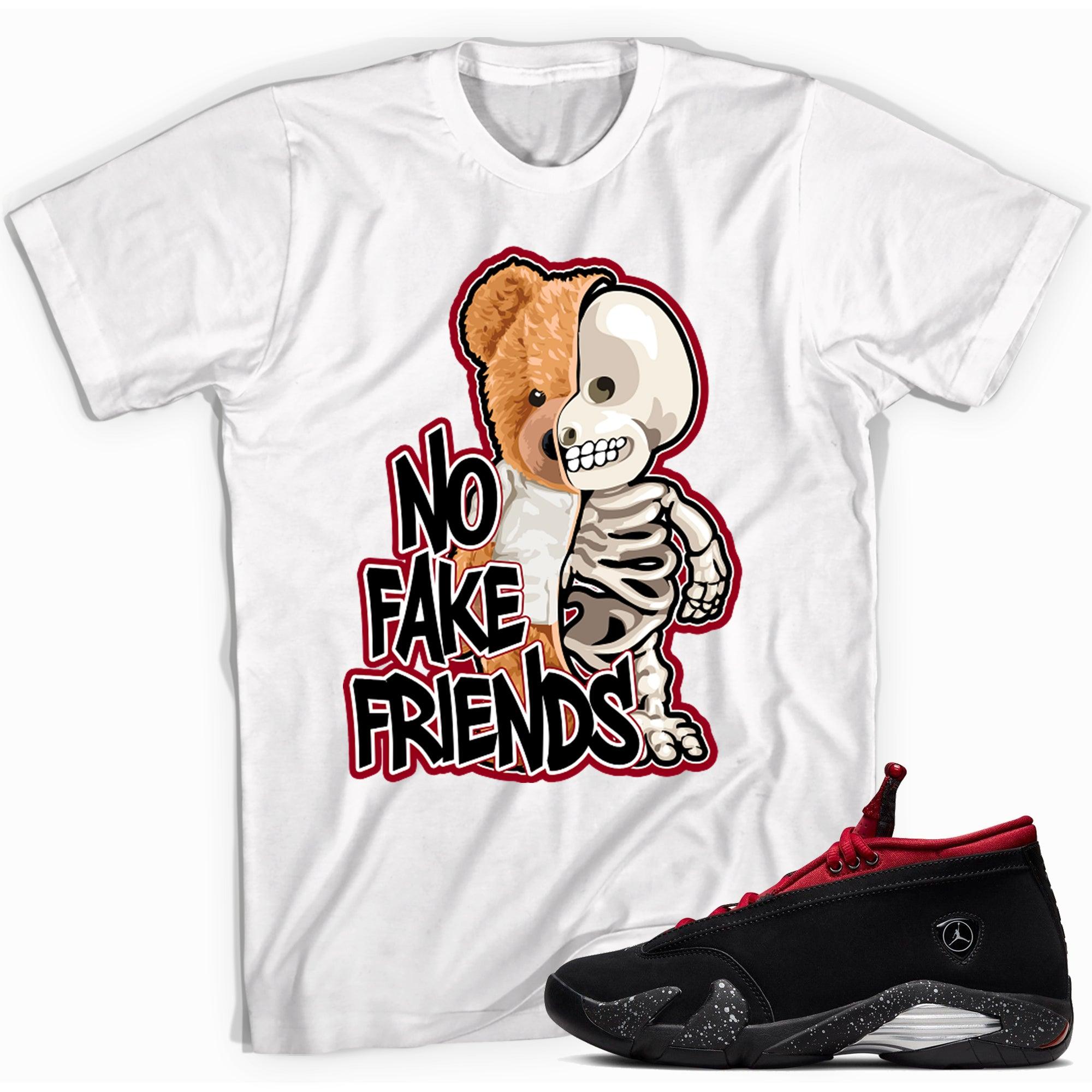 No Fake Friends Shirt AJ 14 Retro Low Red Lipstick photo