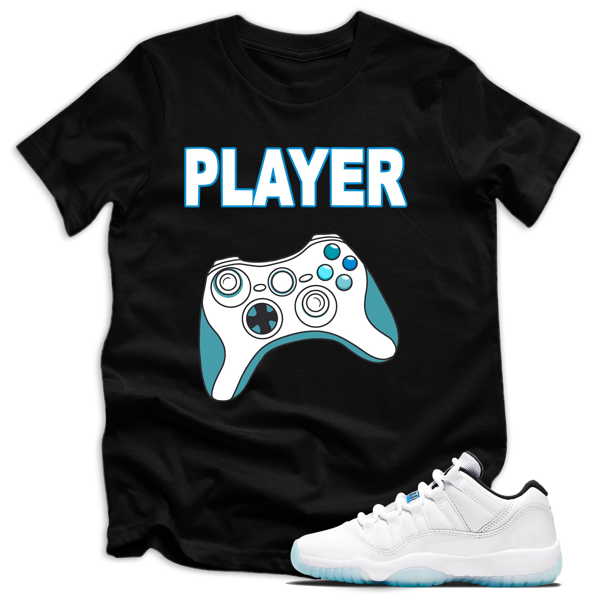 kids Player Shirt AJ 11s Low Legend Blue photo