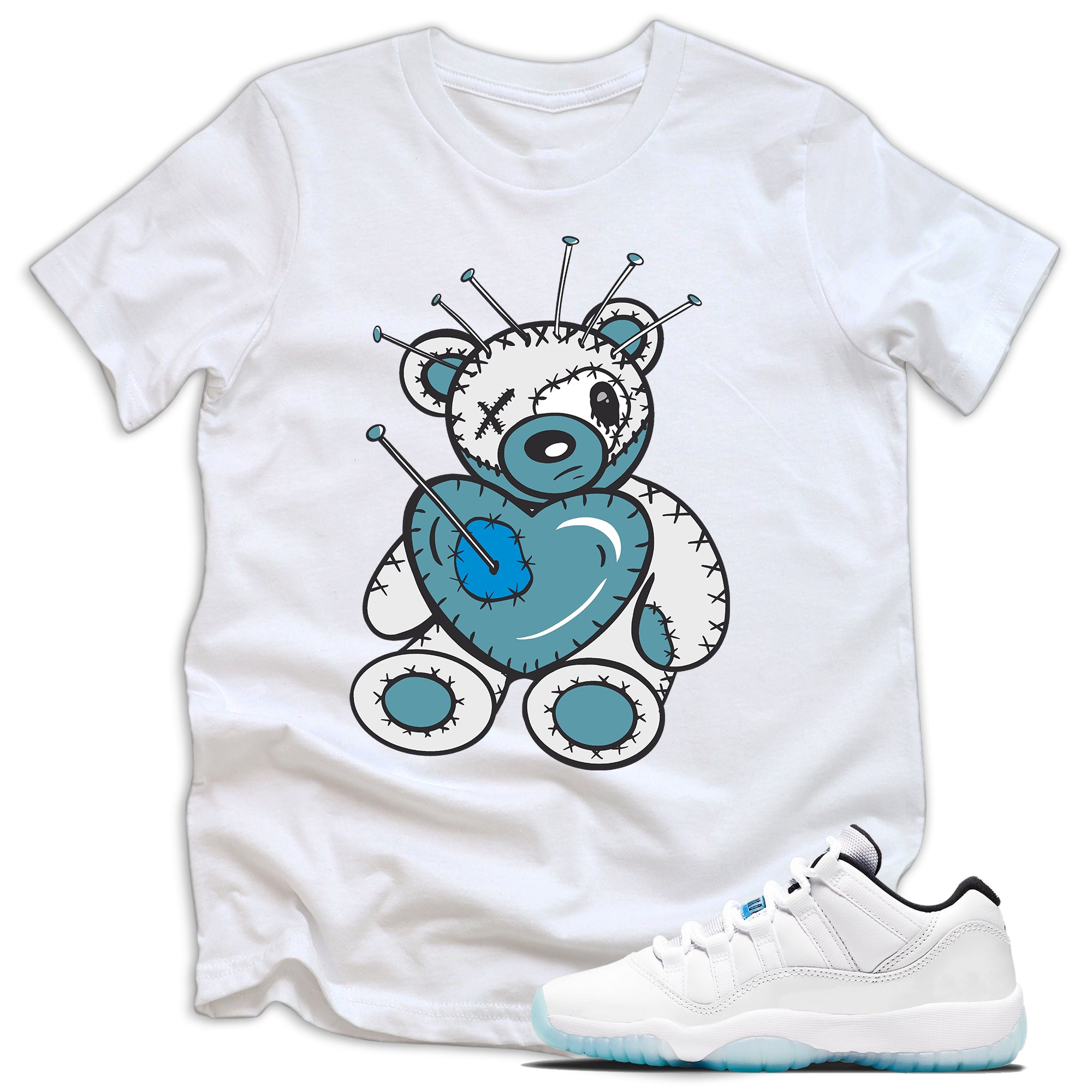 Air Jordan 11 Low Legend Blue Kids Shirt - Voodoo Teddy