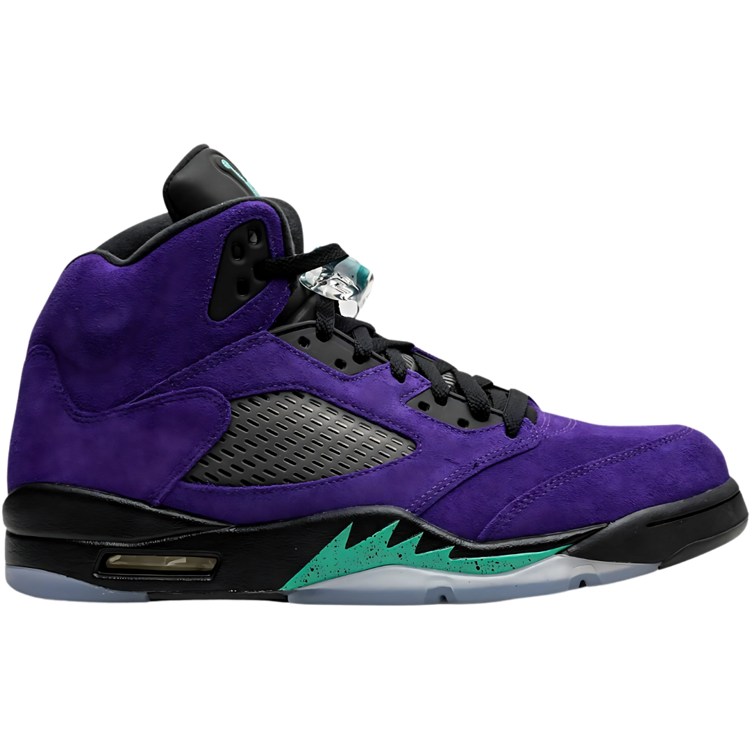 Multi-colored Sneaker Shirts and Hoodies designed by Sneaker Shirts Outlet® to match the AJ 5 Retro Alternate Grape