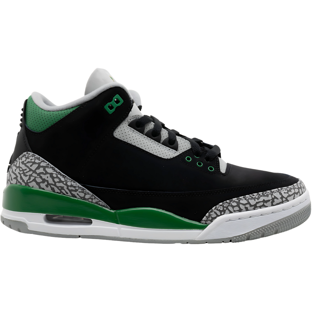 Multi-colored Sneaker Shirts and Hoodies designed by Sneaker Shirts Outlet® to match the AJ 3 Retro Pine Green