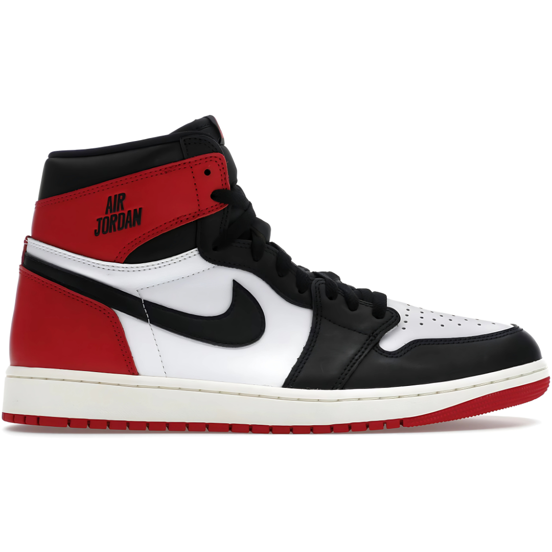 Multi-colored Sneaker Shirts and Hoodies designed by Sneaker Shirts Outlet® to match the AJ 1 Retro High OG Black Toe Reimagined