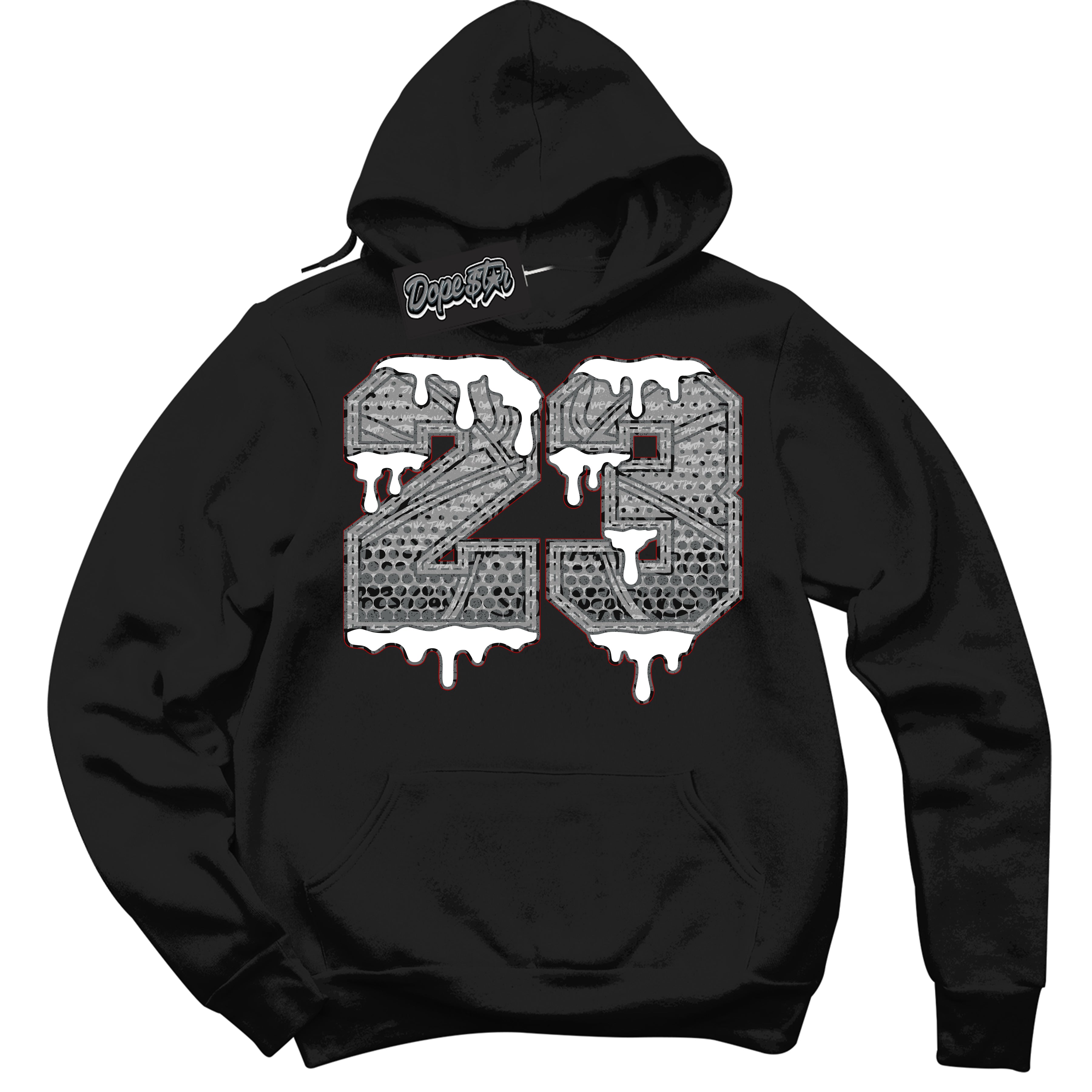 Cool Black Hoodie with “ 23 Ball ”  design that Perfectly Matches Rebellionaire 1s Sneakers.