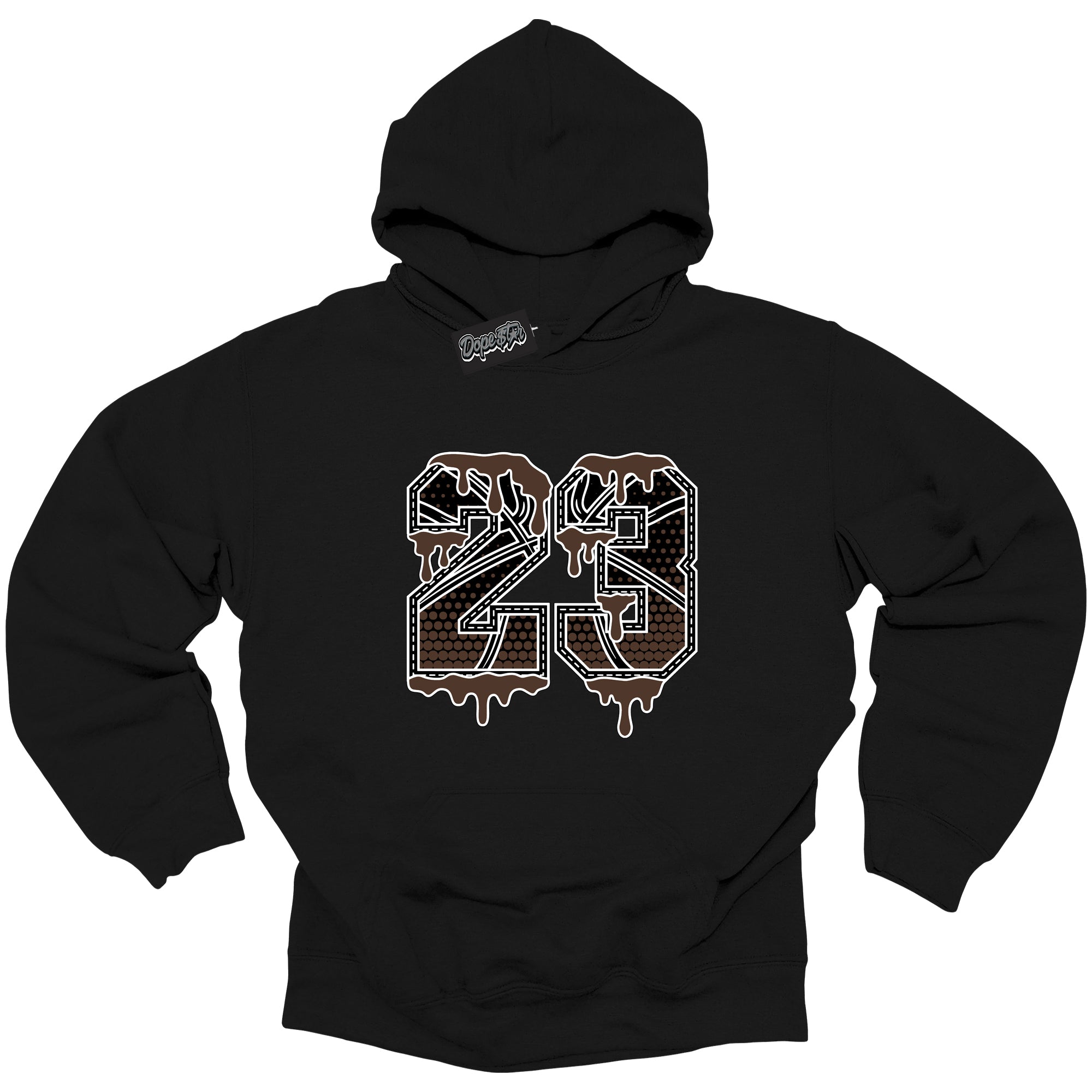 Cool Black Graphic DopeStar Hoodie with “ 23 Ball “ print, that perfectly matches Palomino 1s sneakers