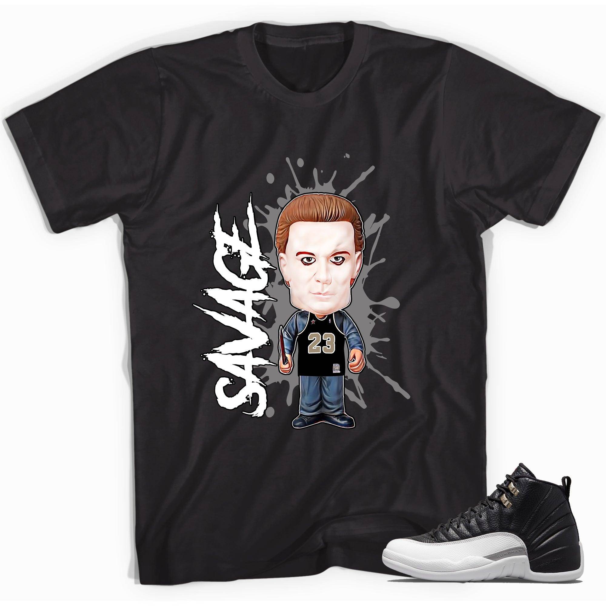 12s Playoffs (2022) Shirt Savage - Sneaker Shirts Outlet