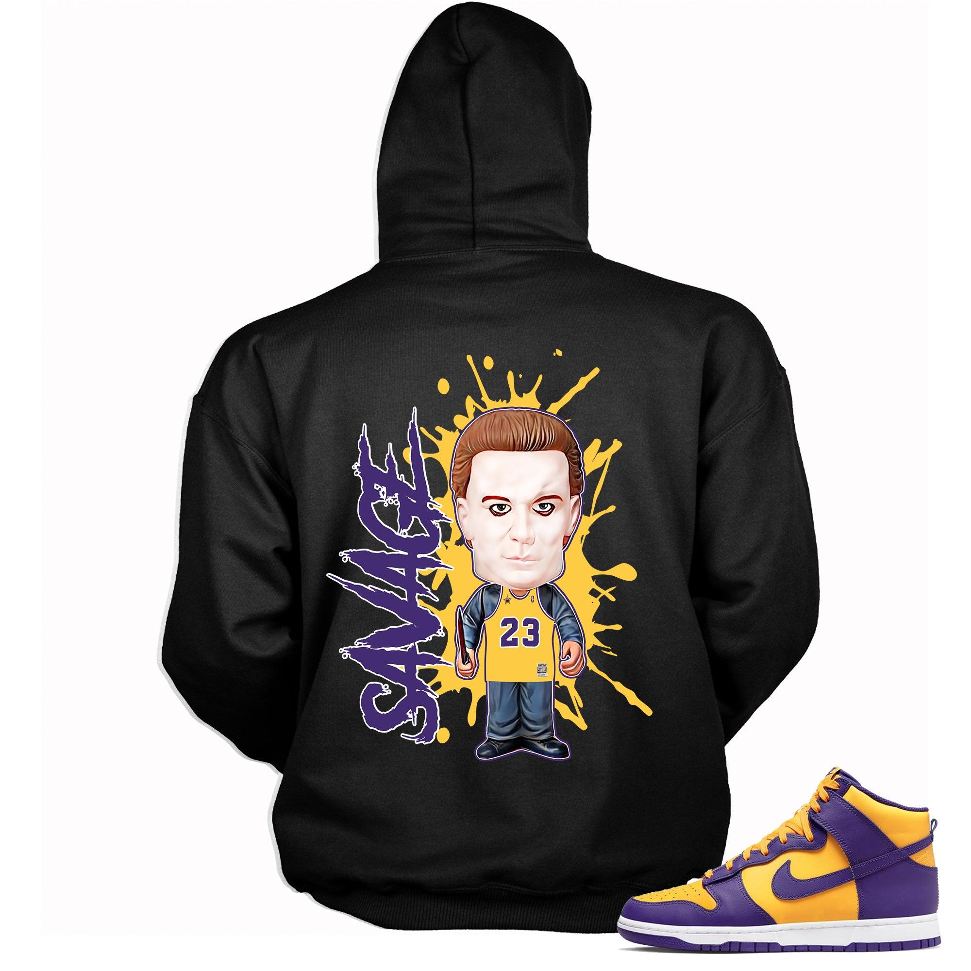 Dunk High Lakers Hoodie Savage - Sneaker Shirts Outlet