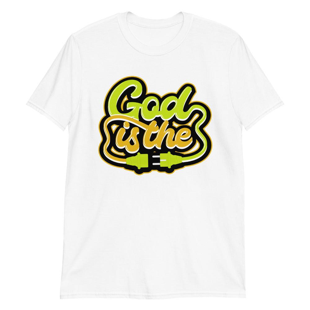 1s High Volt Gold Shirt God Is