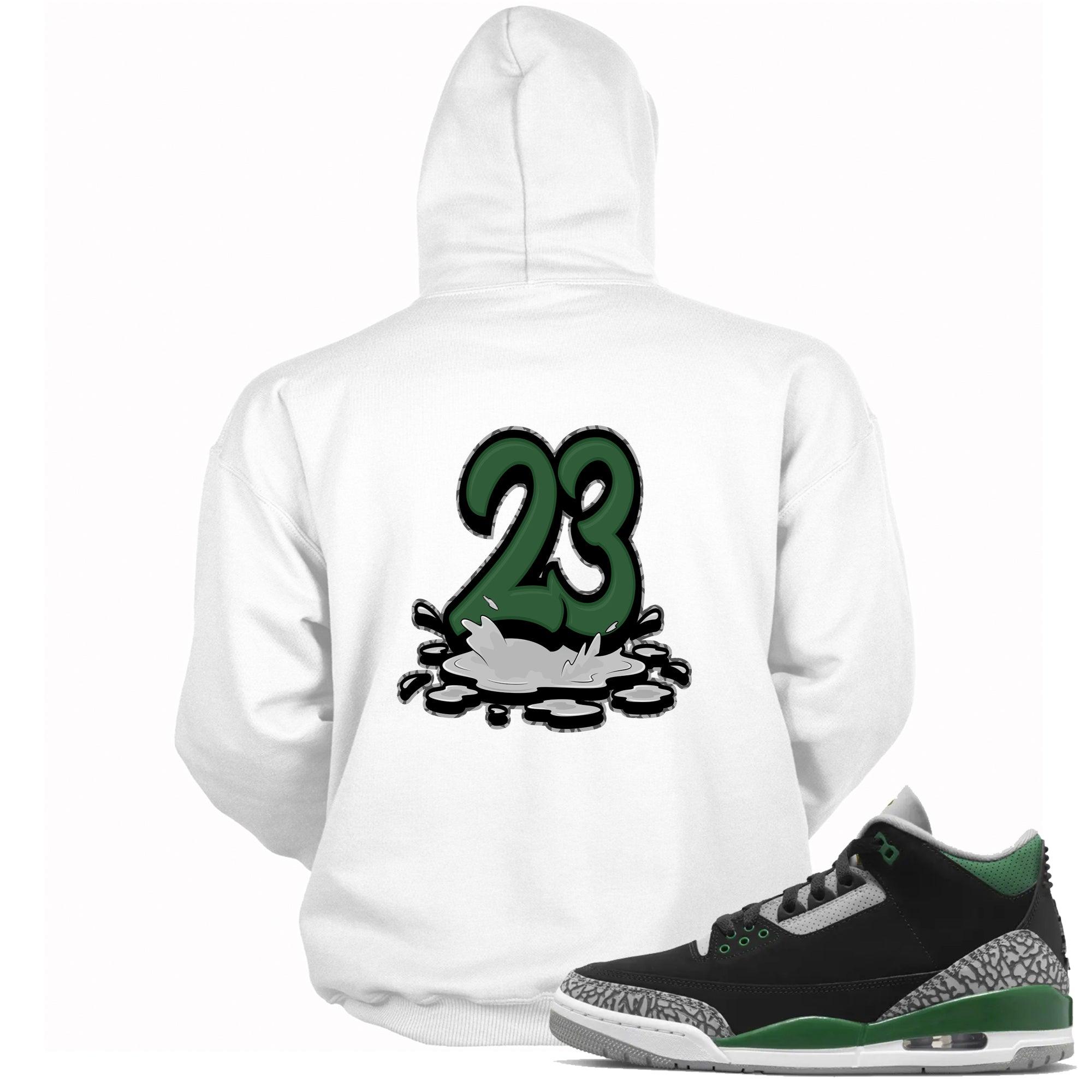 3s PINE GREEN Hoodie Melting 23