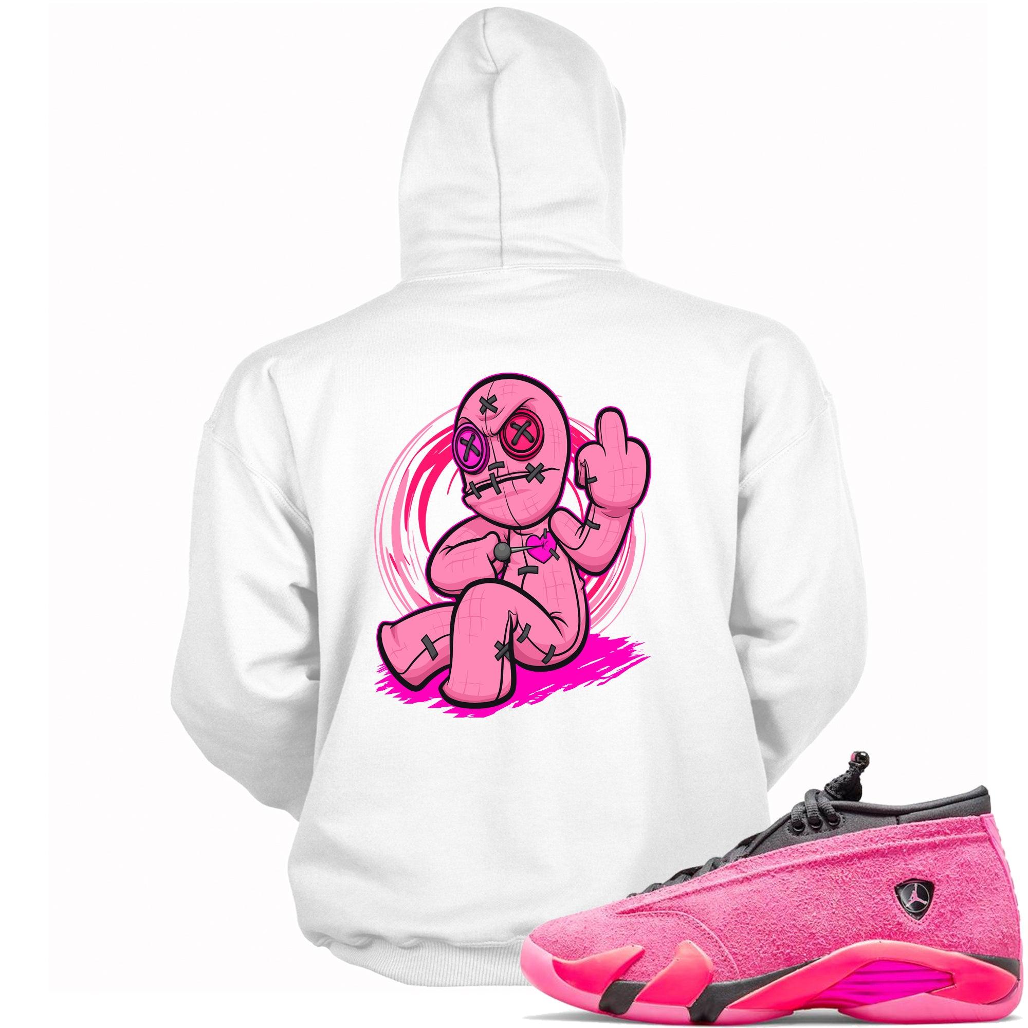 14 Low Shocking Pink Hoodie Voodoo Doll