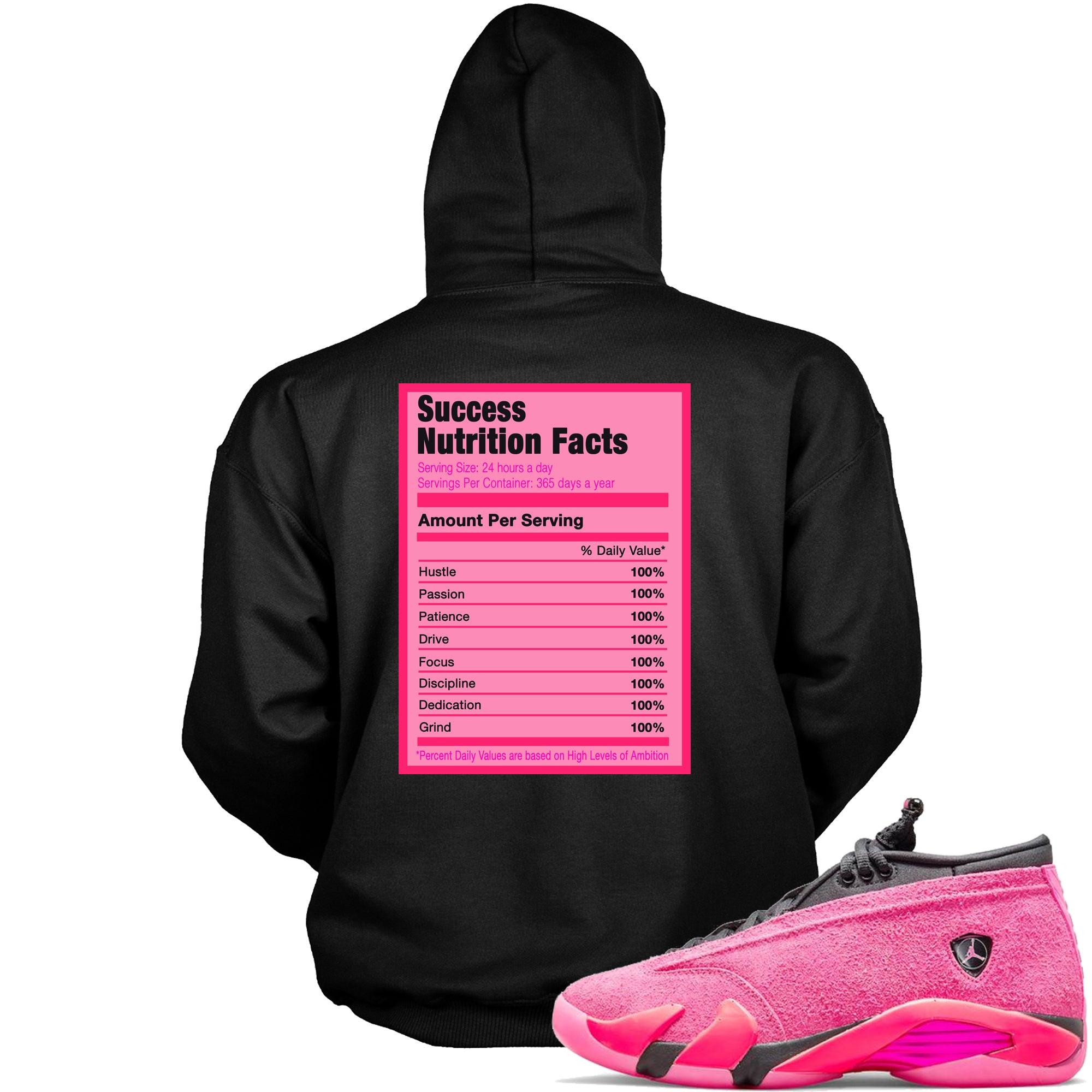 14 Low Shocking Pink Hoodie Success Nutrition