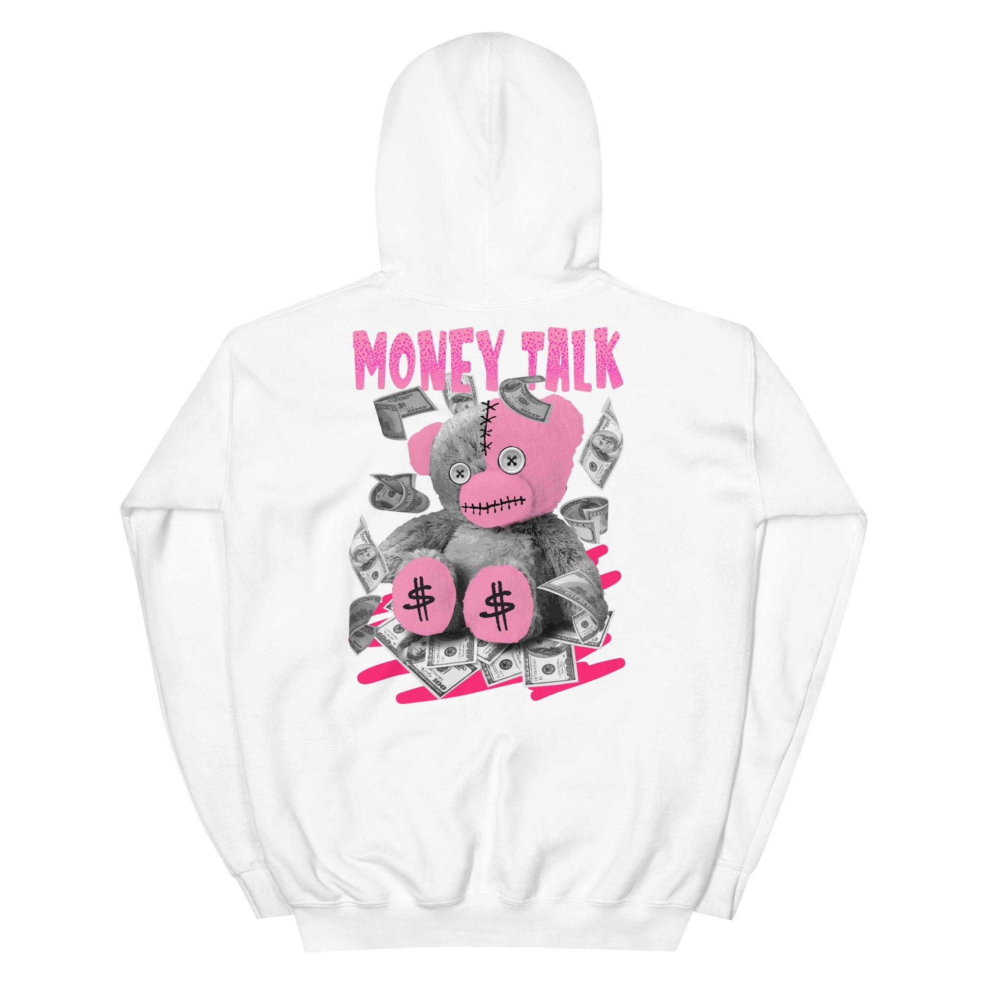 14 Low Shocking Pink Hoodie Money Talk Bear