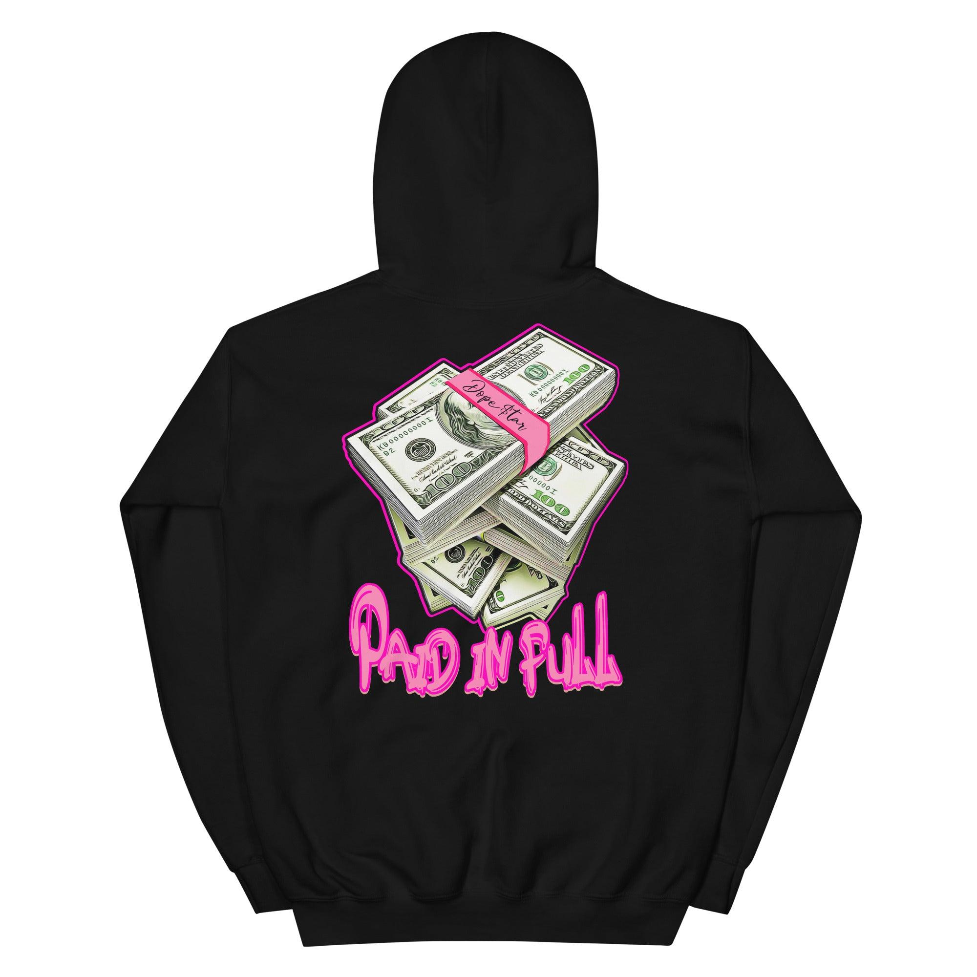 14s Low Shocking Pink Hoodie Paid In Full