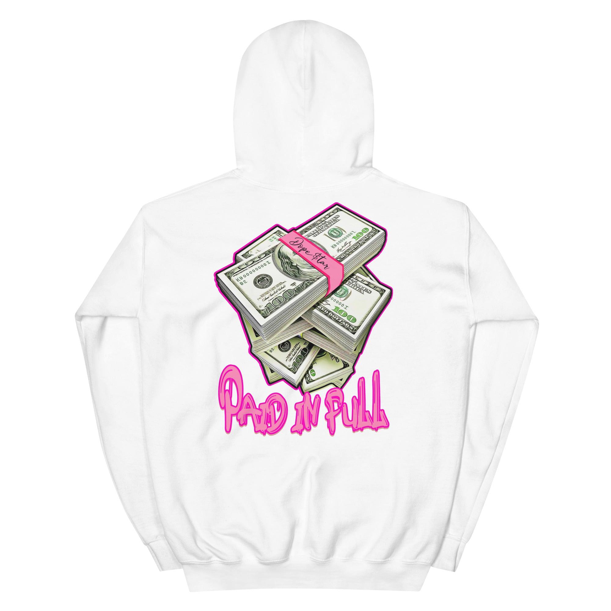 14s Low Shocking Pink Hoodie Paid In Full