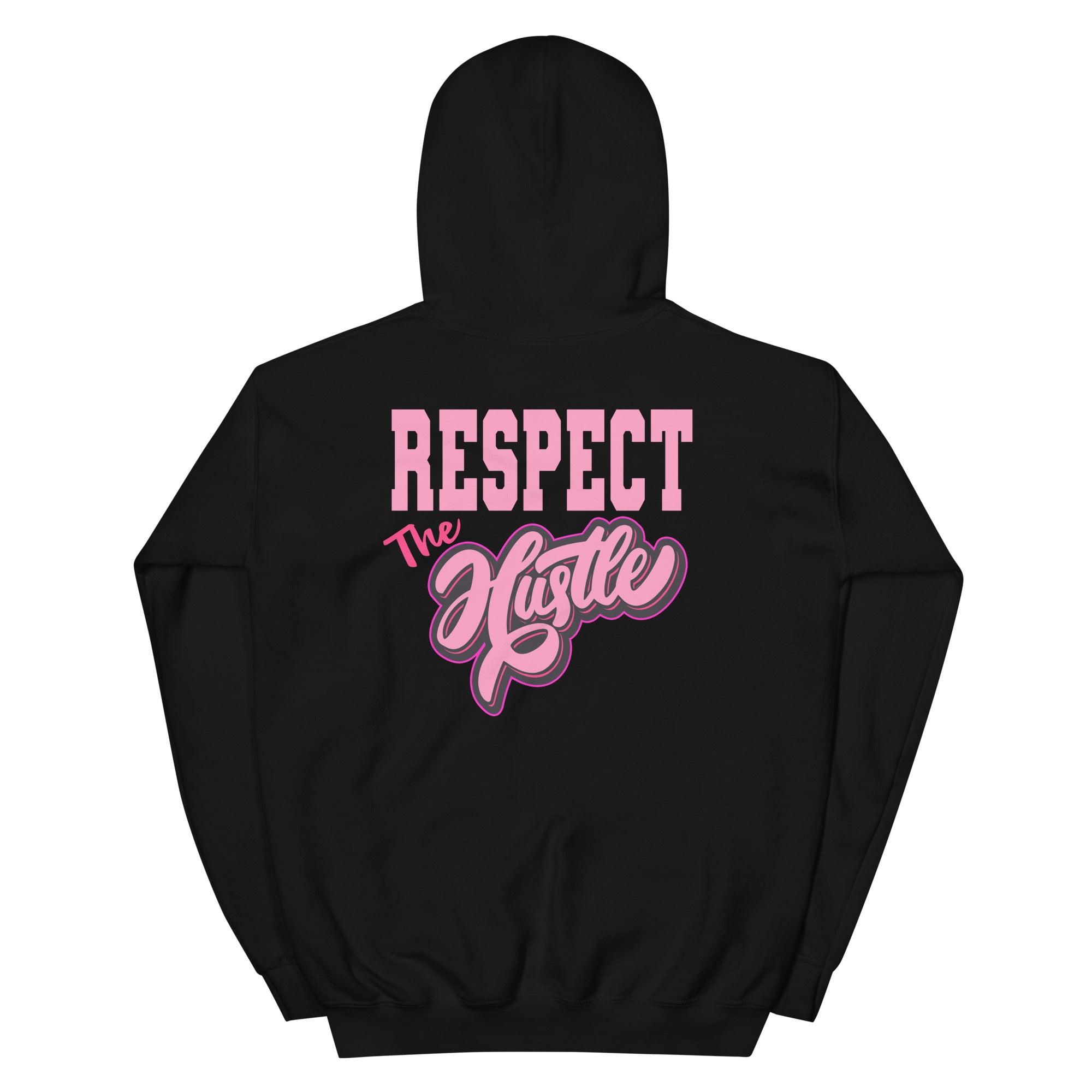 14s Low Shocking Pink Hoodie Respect The Hustle