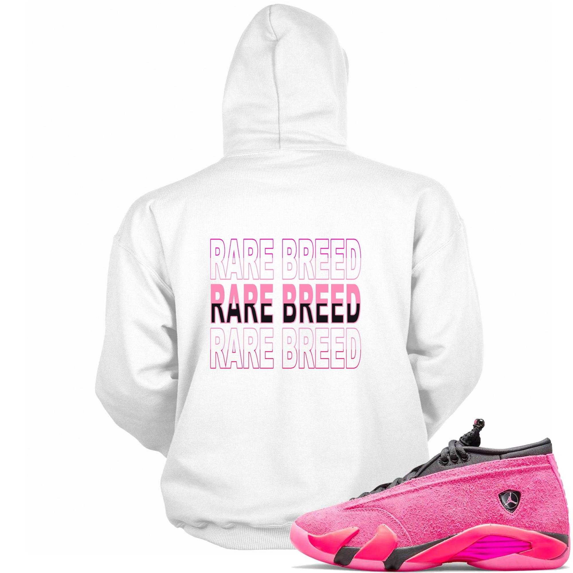 14s Low Shocking Pink Hoodie Rare Breed