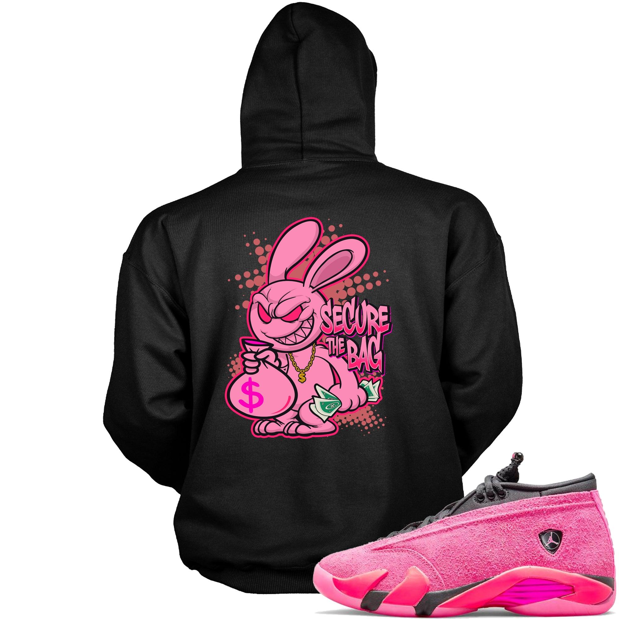 14s Low Shocking Pink Hoodie Secure The Bag