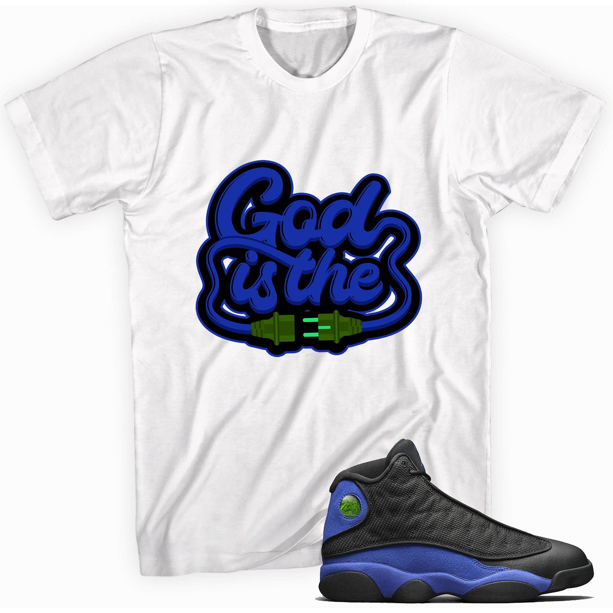 13s Hyper Royal Shirt God Is The Plug