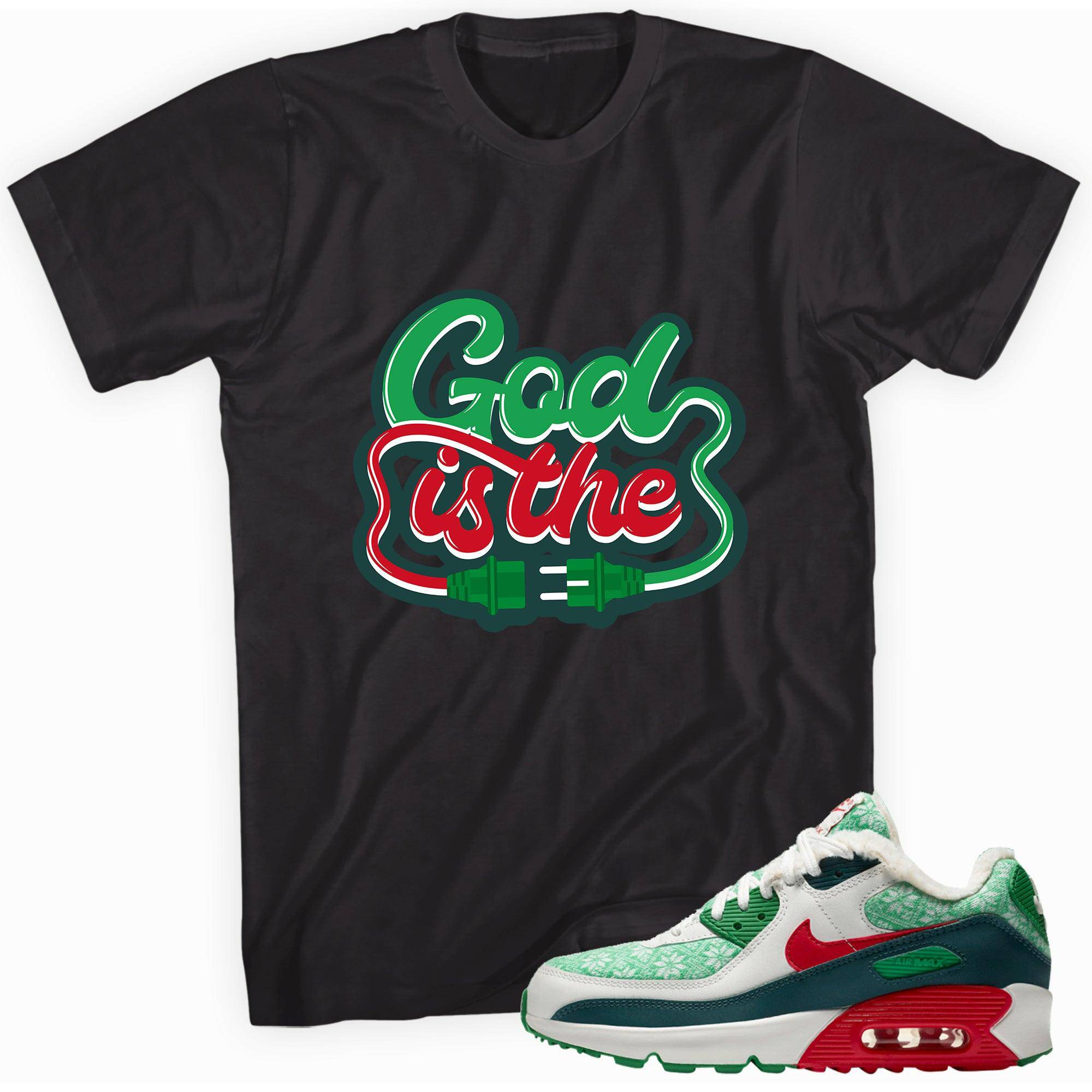 Air Max 90 Nordic Christmas Shirt God Is