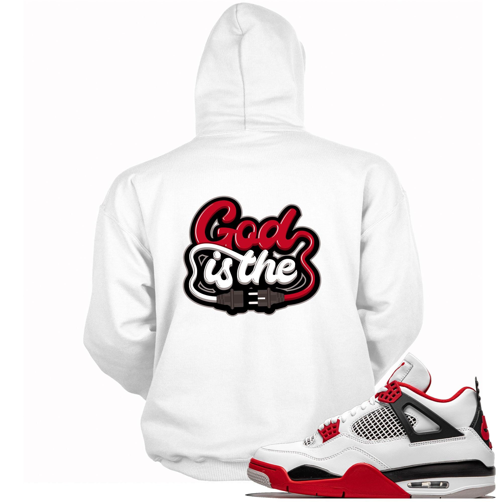 4s Fire Red 2020 Hoodie God Is