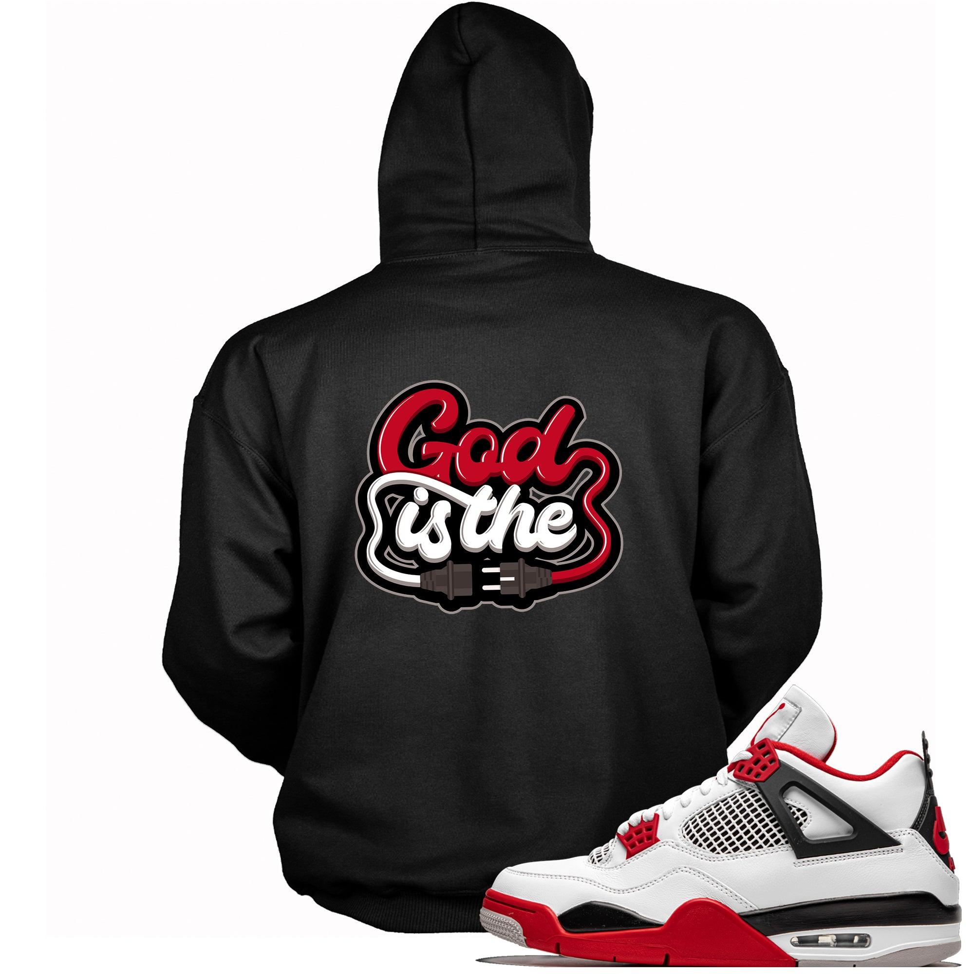 4s Fire Red 2020 Hoodie God Is