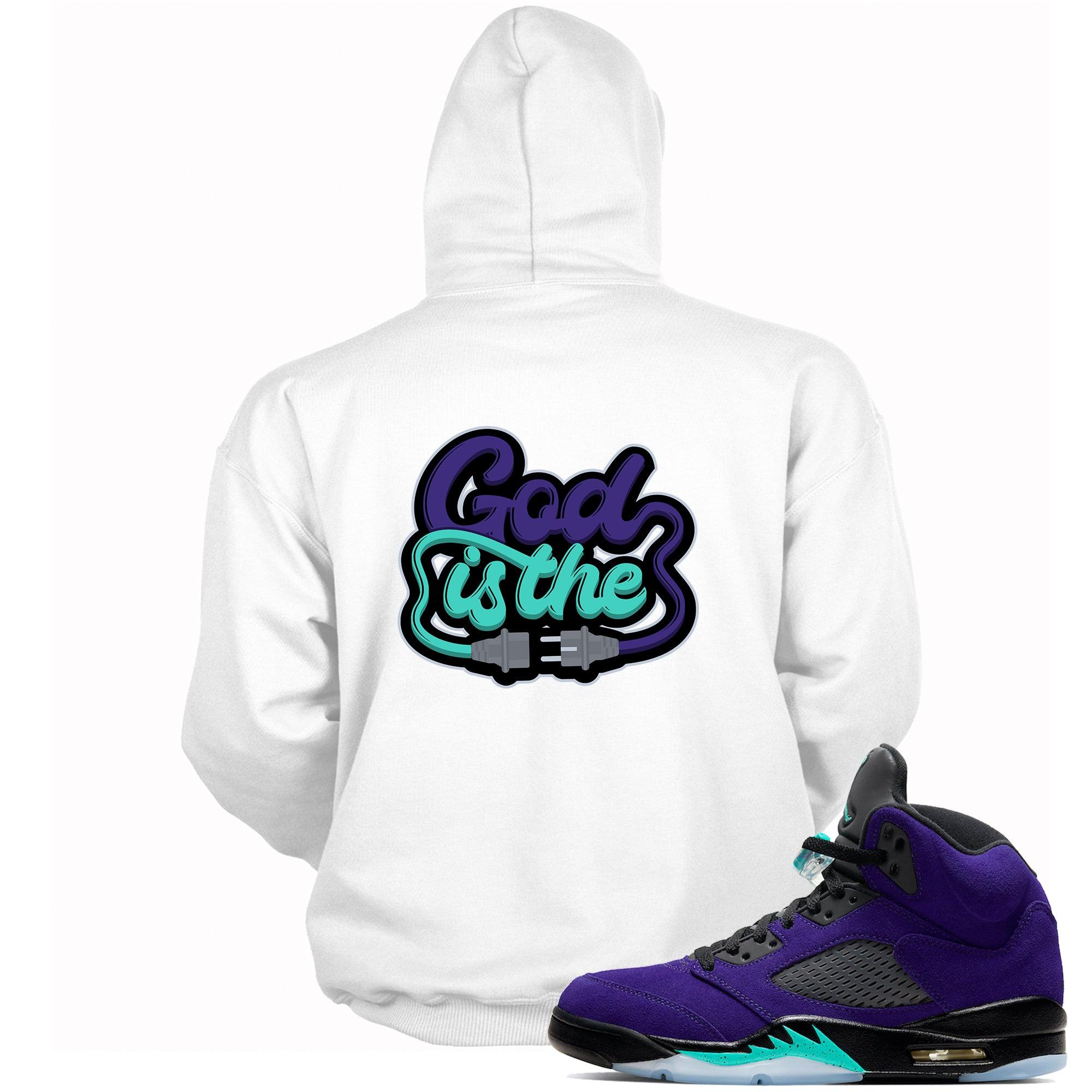 5s Alternate Grape Hoodie God Is