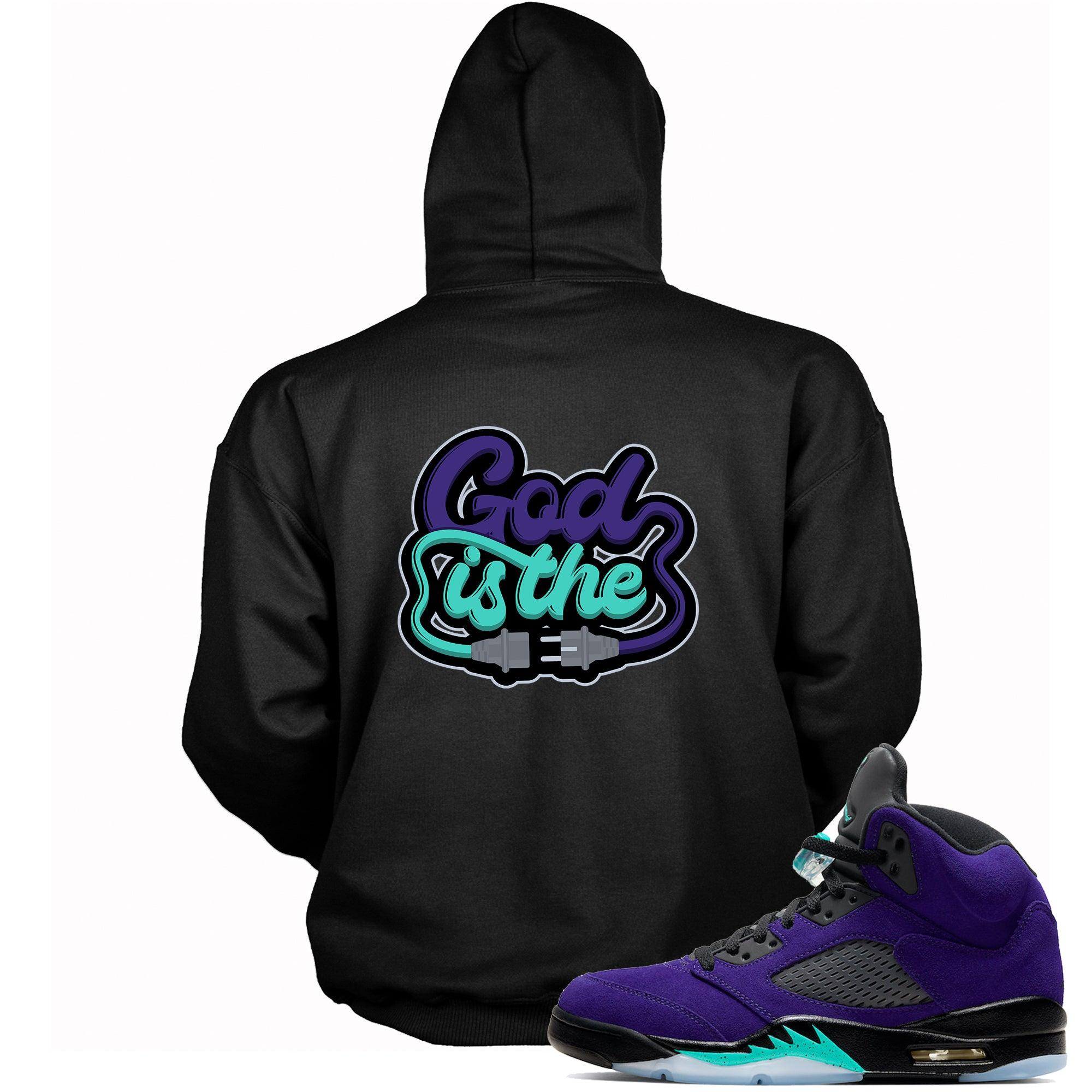 5s Alternate Grape Hoodie God Is