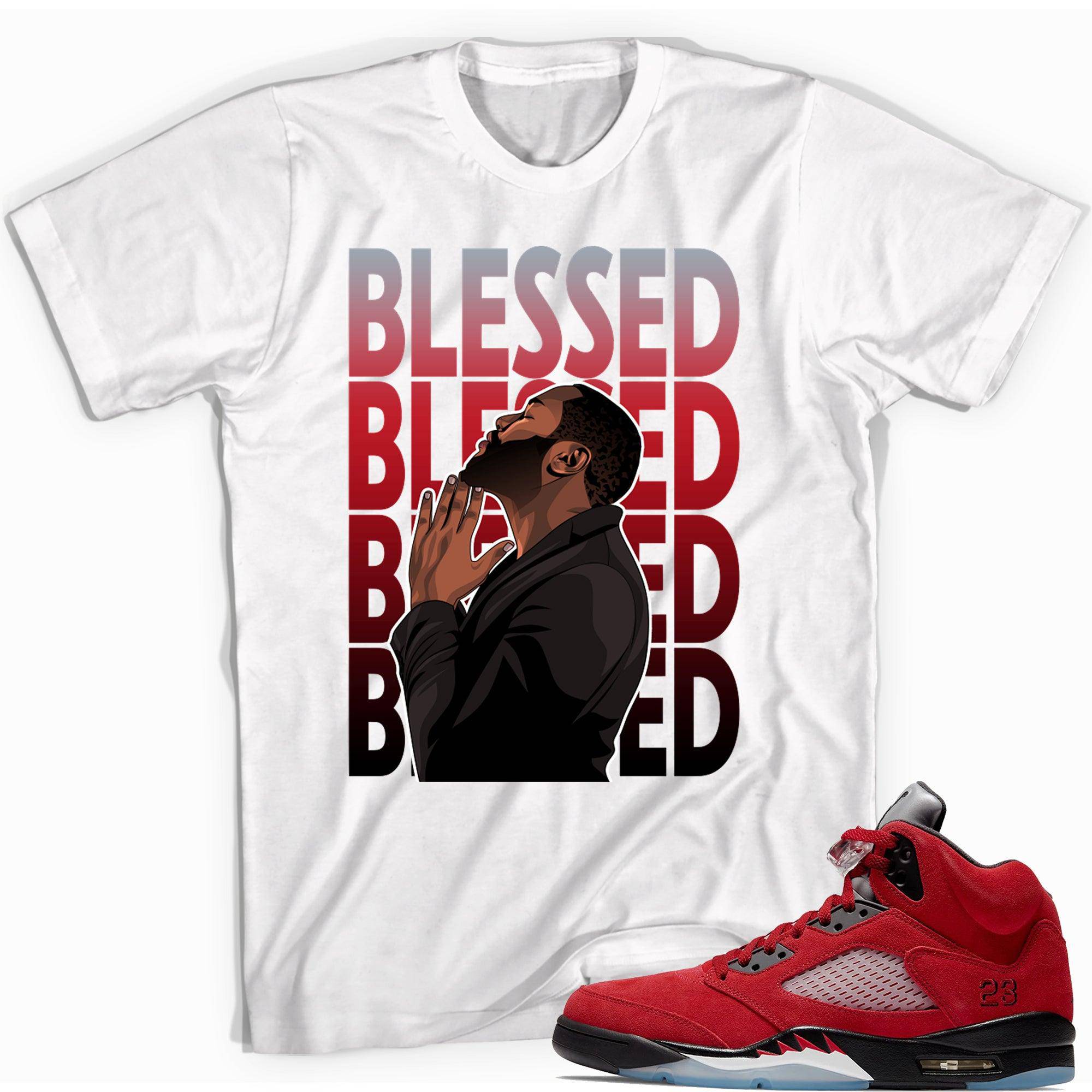 5s Raging Bull Red (2021) Shirt God Blessed