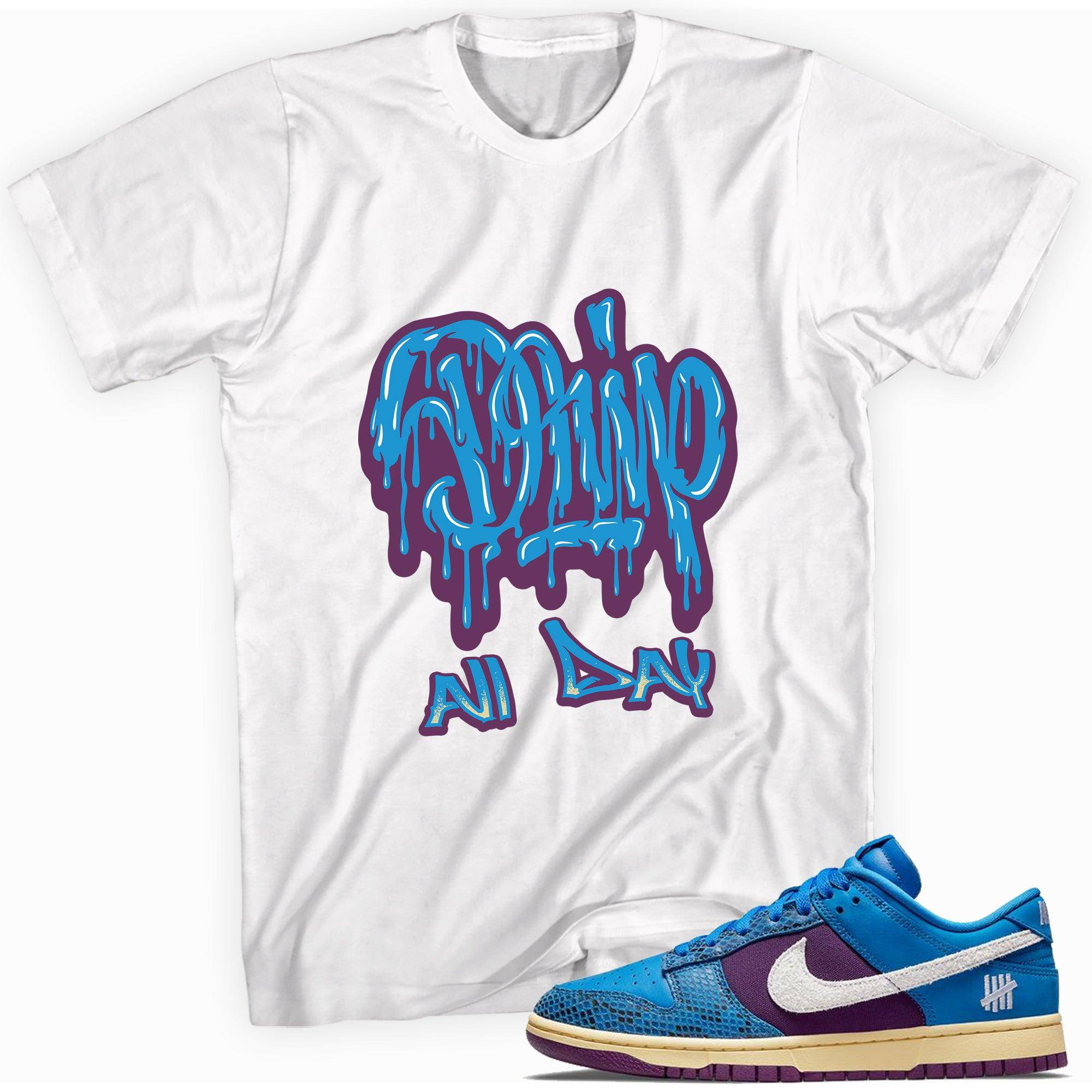 Dunk Low Undefeated 5 On It Dunk vs. AF1 Shirt Drip All Day