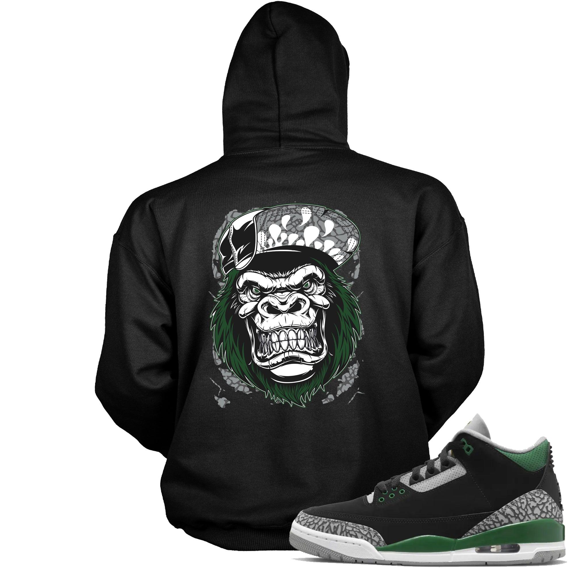 3s Pine Green Hoodie Gorilla Beast