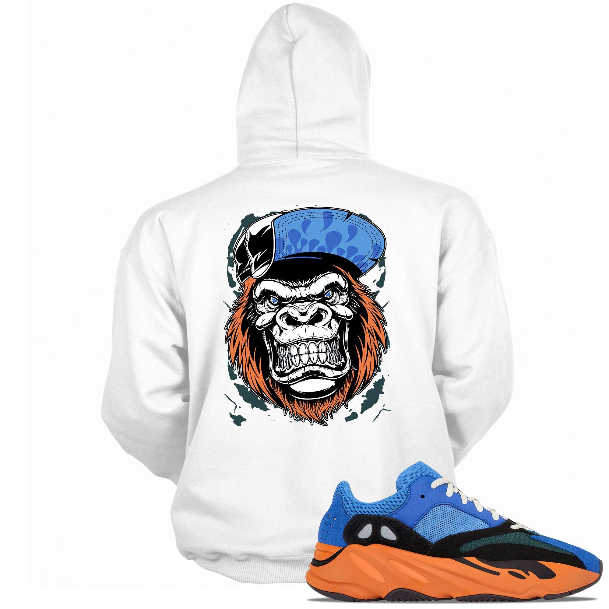 Yeezy Boost 700 Bright Blue Hoodie Gorilla Beast