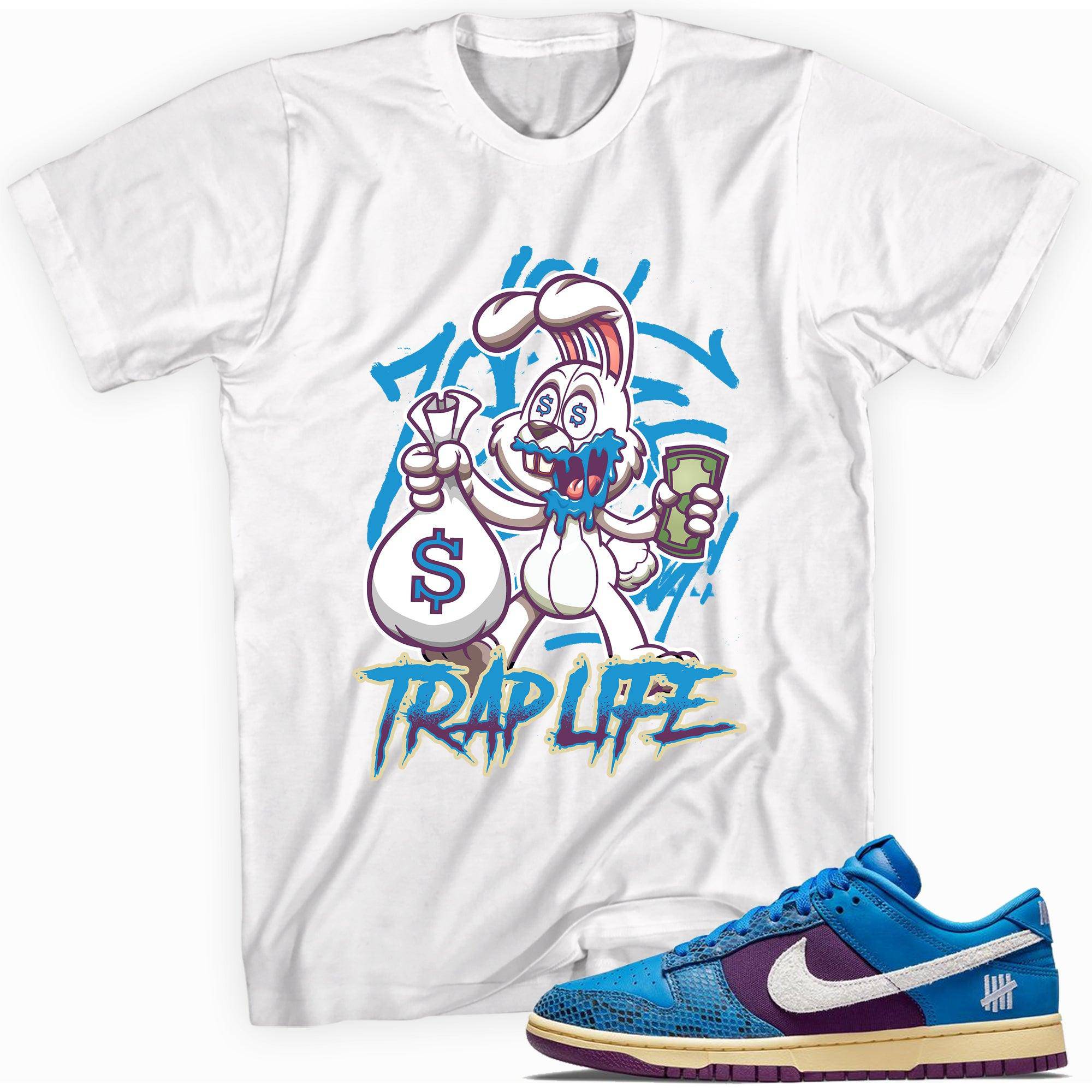 Dunk Low Undefeated 5 On It Dunk vs AF1 Shirt Trap Life