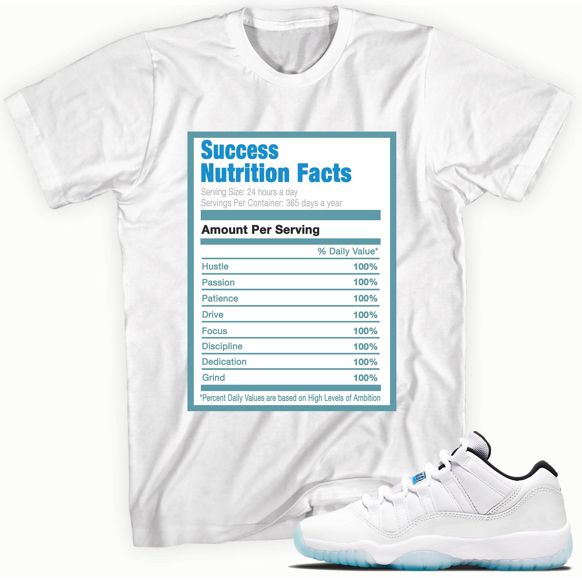 11s Low Legend Blue Shirt Success Nutrition Facts