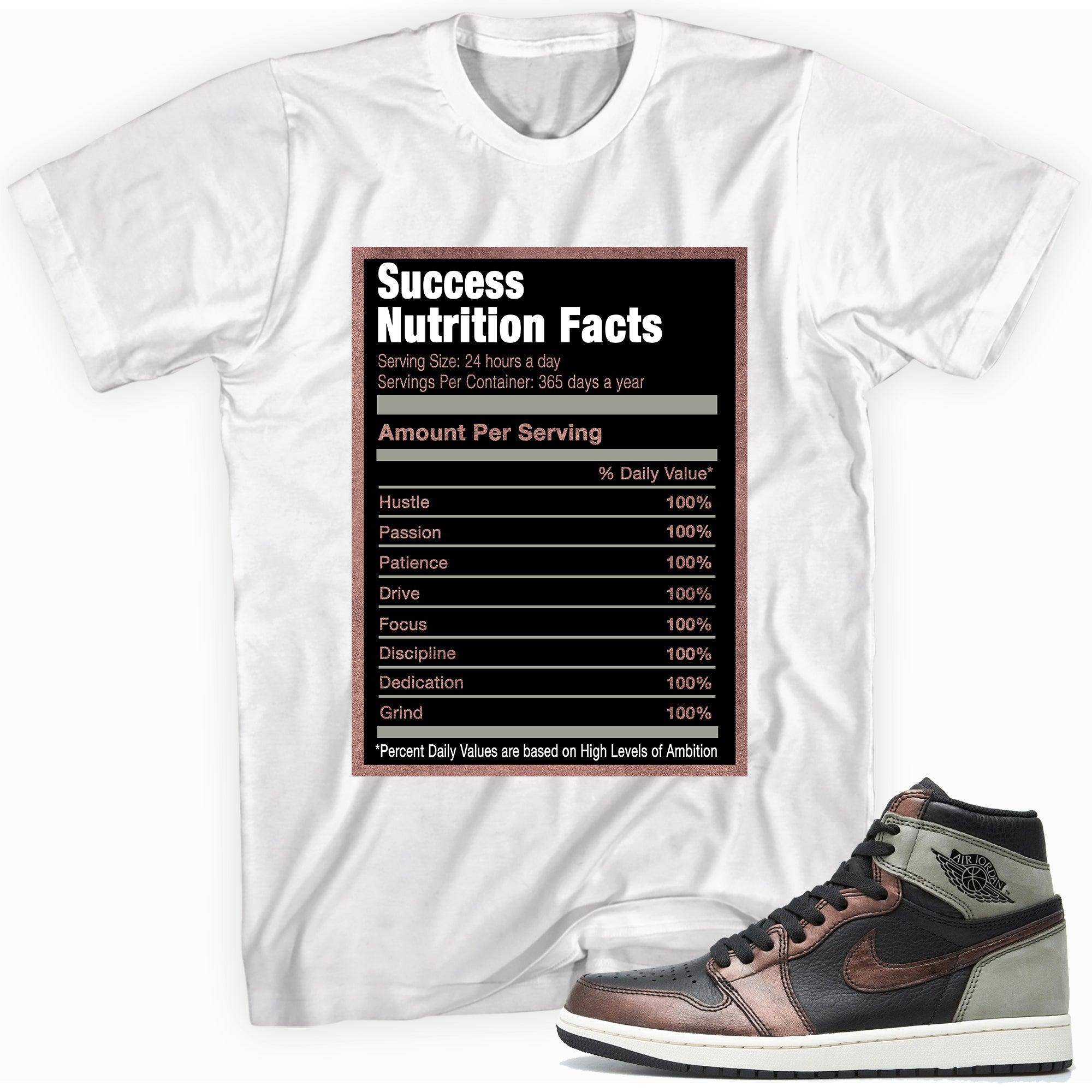 1s Patina Shirt Success Nutrition Facts