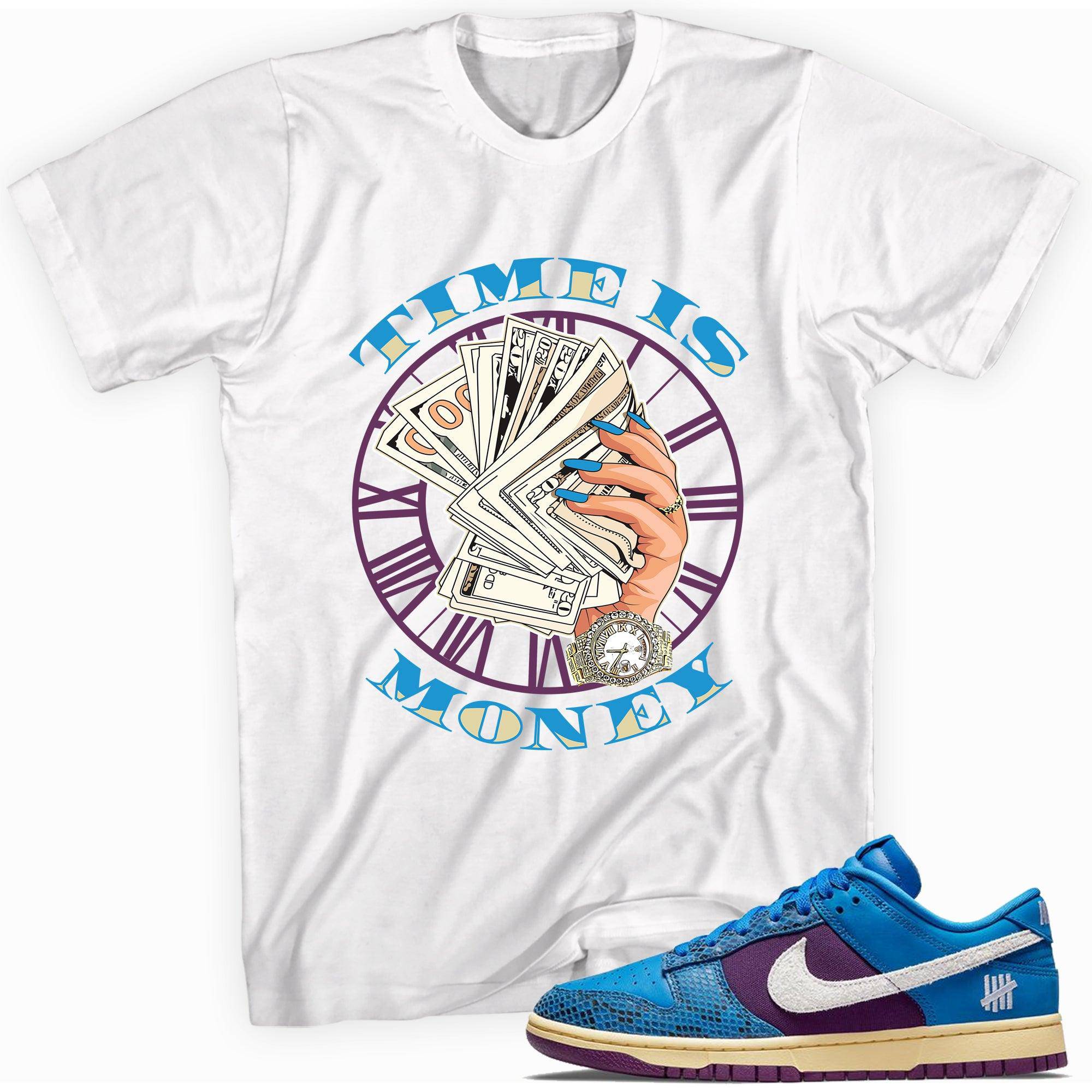 Dunks Low Undefeated 5 On It Dunk vs AF1 Shirt Time Is Money