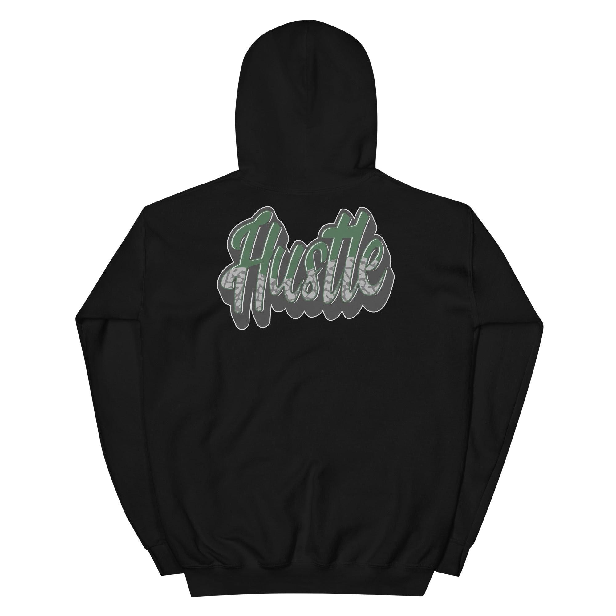 3s Pine Green Hoodie Hustle