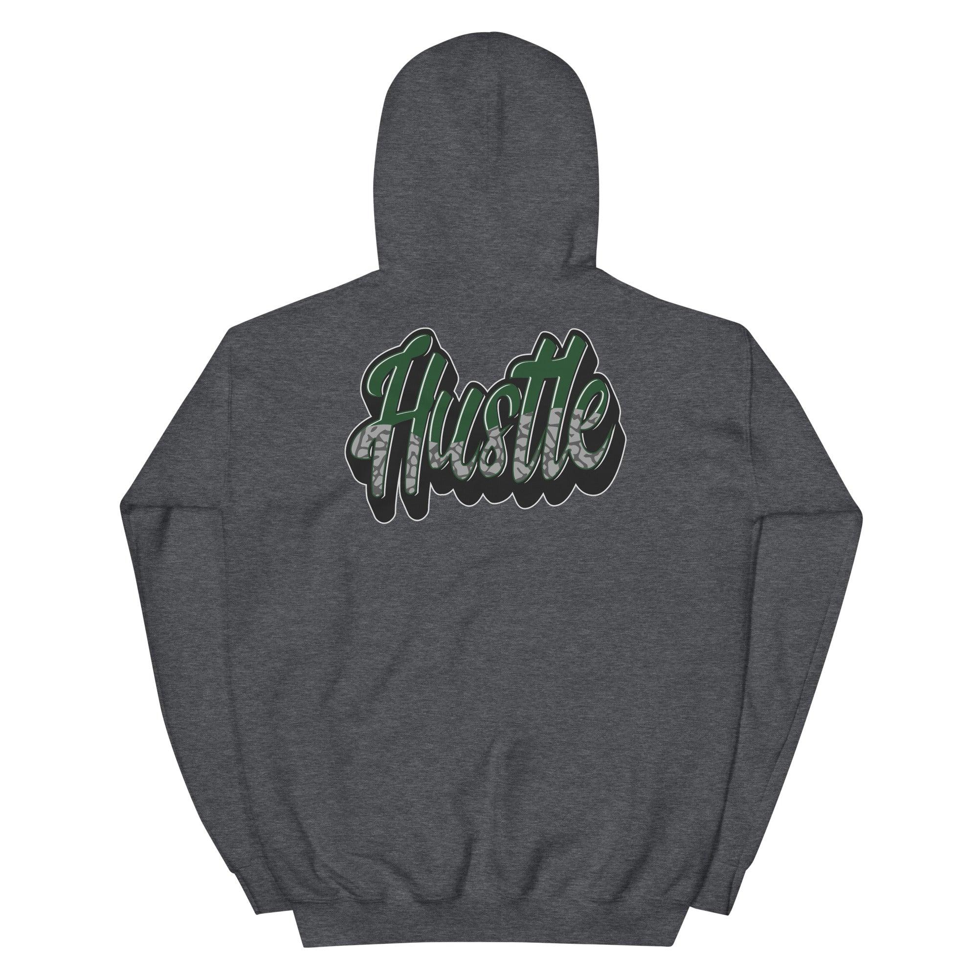 3s Pine Green Hoodie Hustle