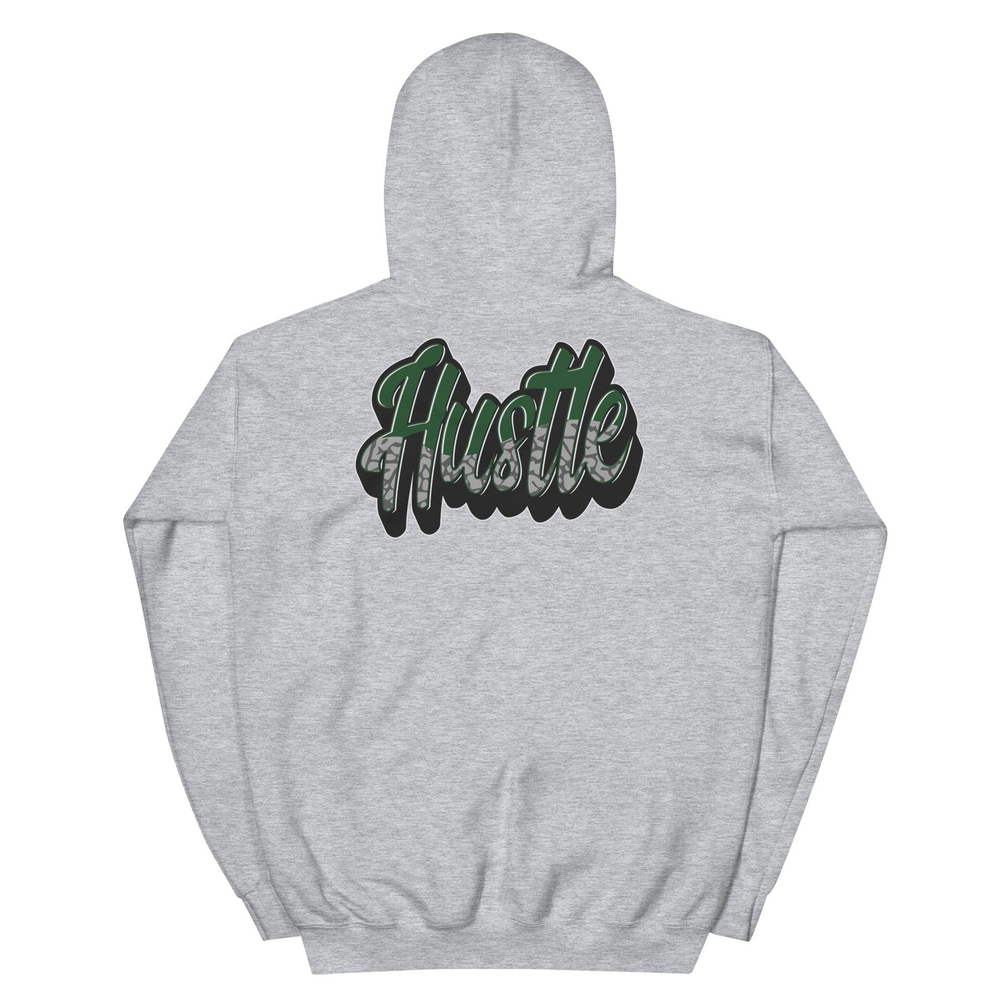 3s Pine Green Hoodie Hustle