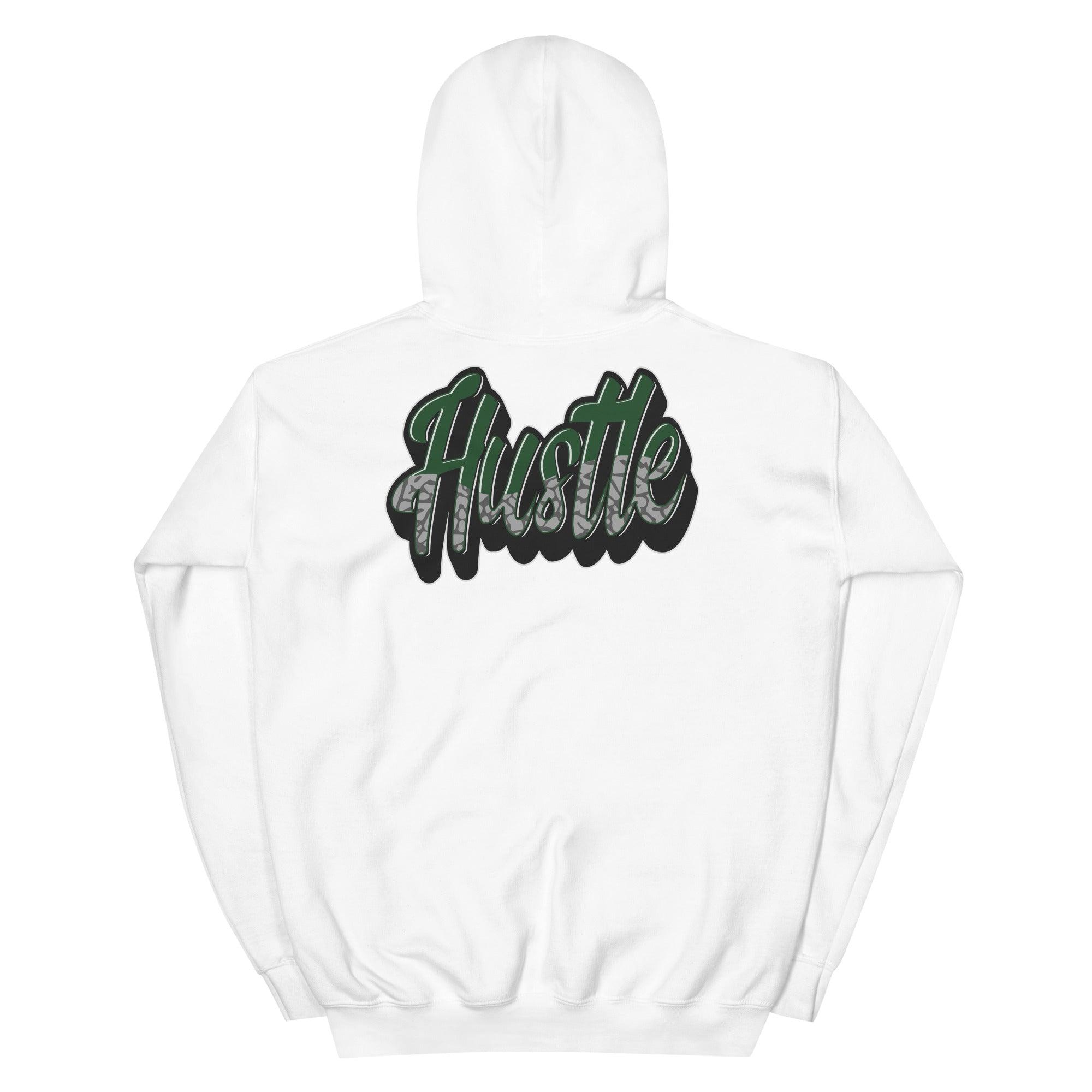 3s Pine Green Hoodie Hustle