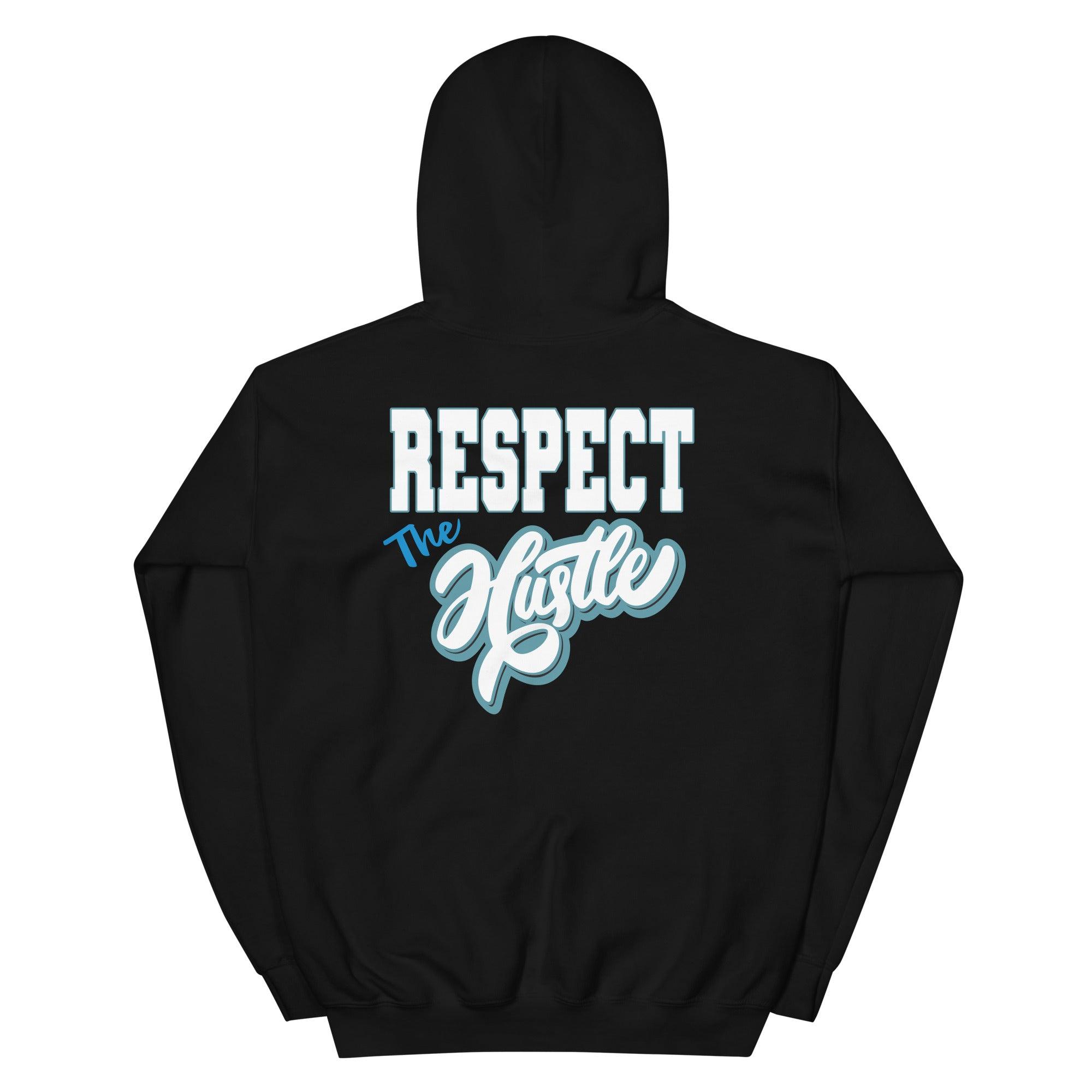 11s Low Legend Blue Hoodie Respect The Hustle