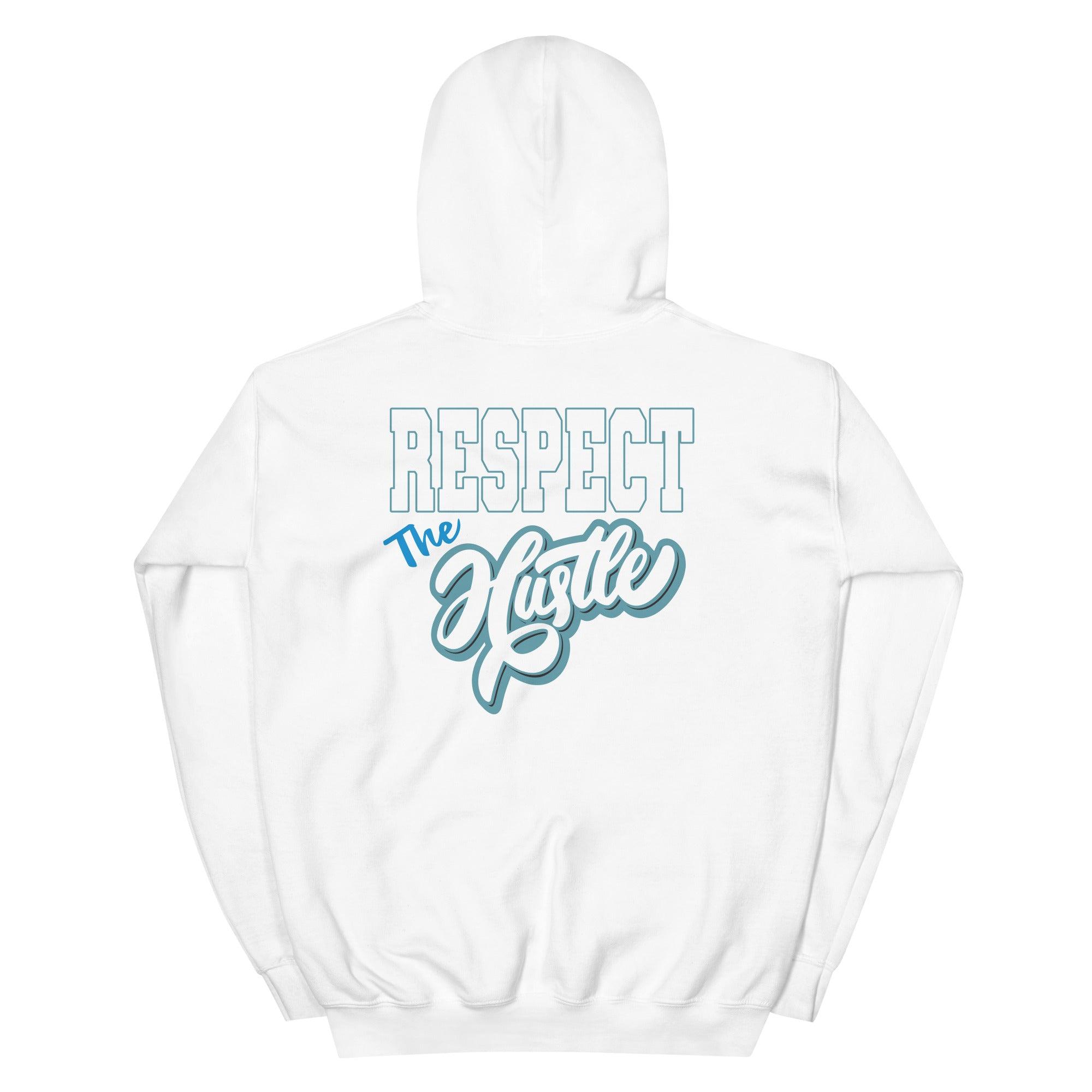 11s Low Legend Blue Hoodie Respect The Hustle