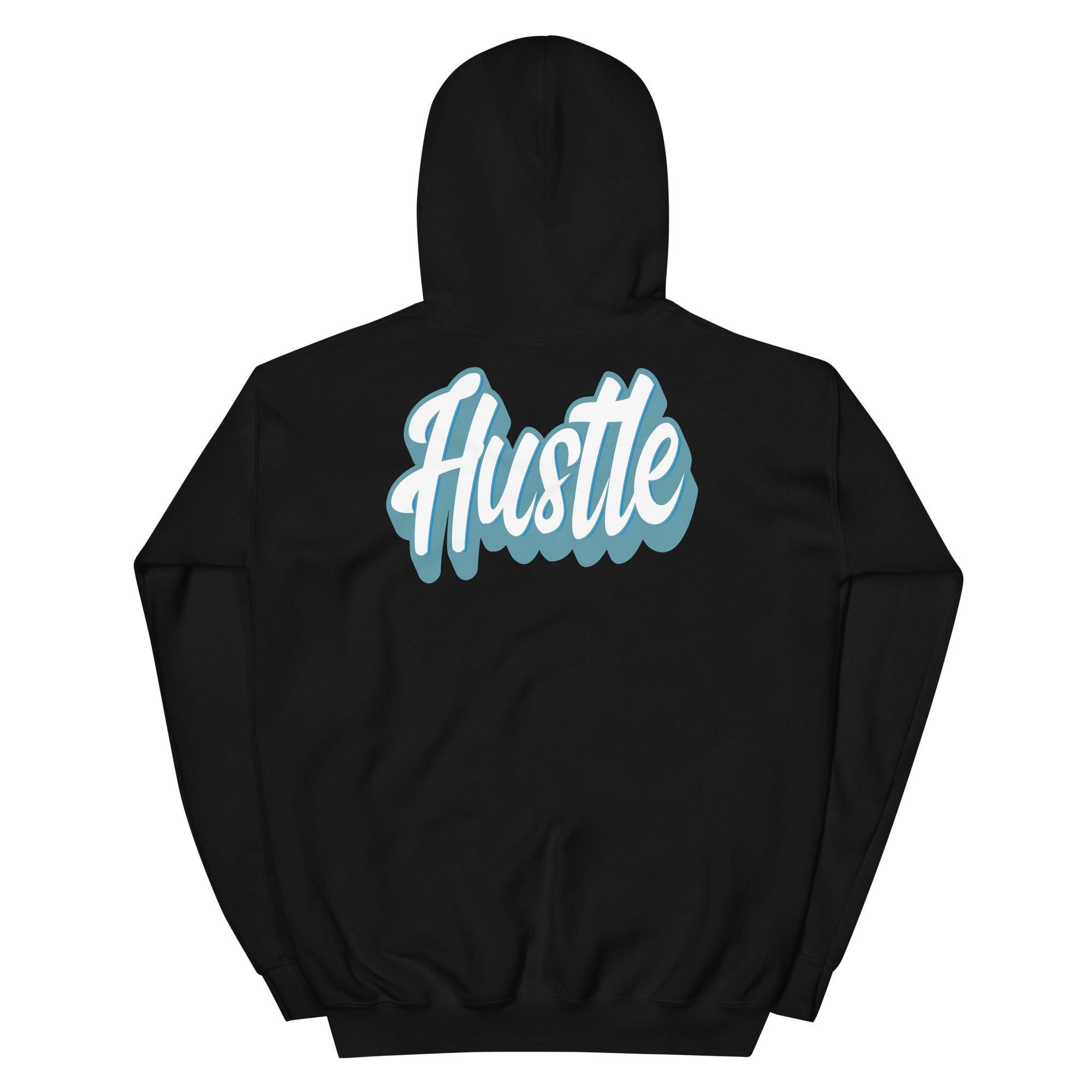 11s Low Legend Blue Hoodie Hustle